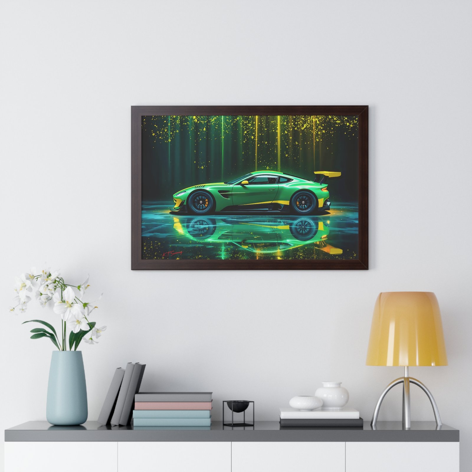 Limited Edition Aston Martin IMSA GTD Racing Car Wall Art Framed Print | Collector’s Aston Martin Motorsport Artwork - Image 17