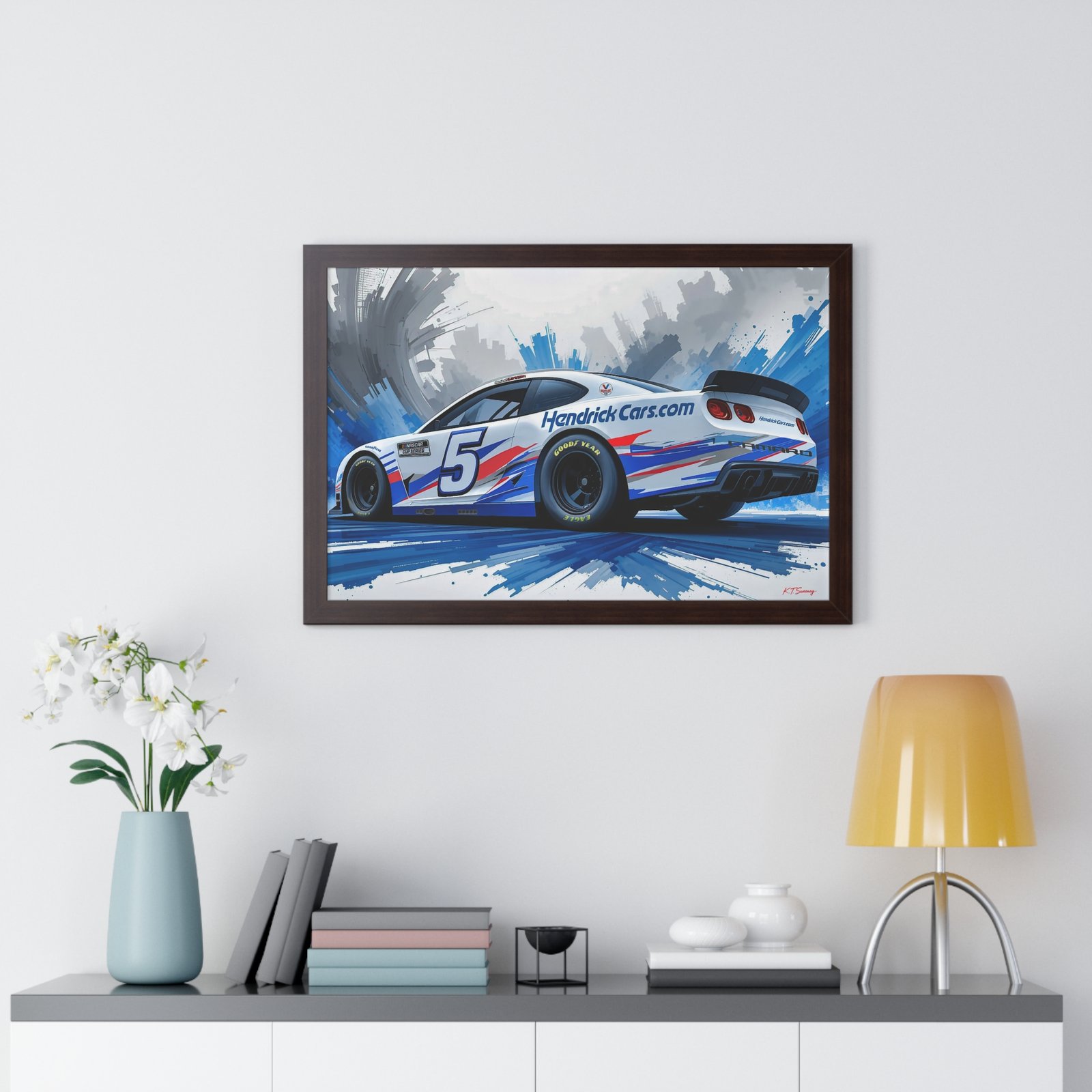 Kyle Larson NASCAR #5 Original Style Design | Studio Edition Collector’s Racing Artwork - Image 17