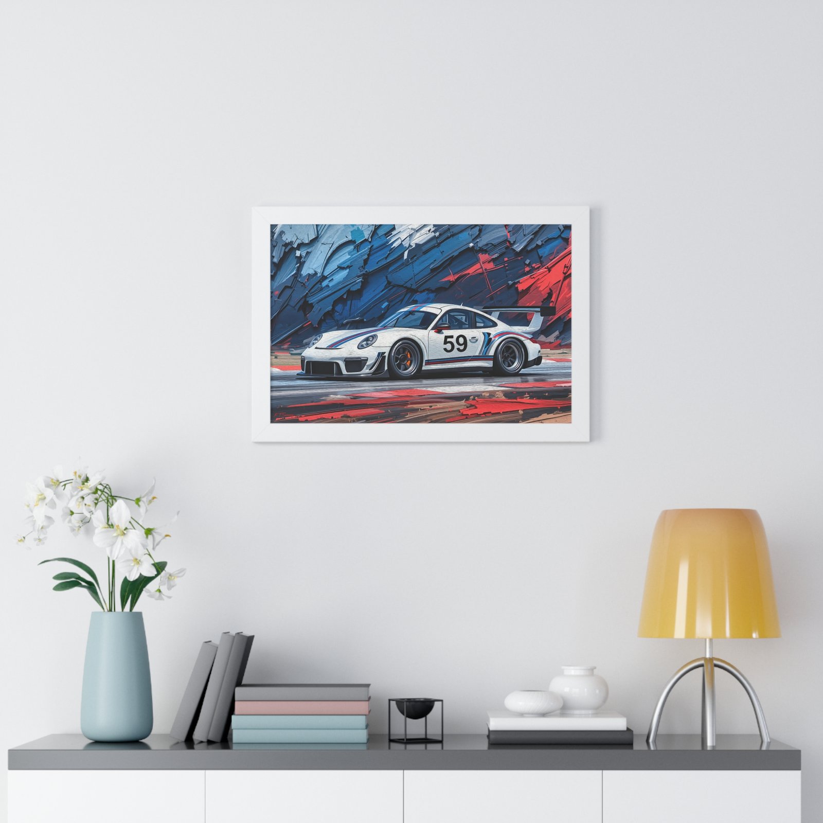 Collector’s Edition Porsche 911 GT3 Brumos Racing Tribute Wall Art Framed Print | Iconic Porsche Motorsport Artwork - Image 23