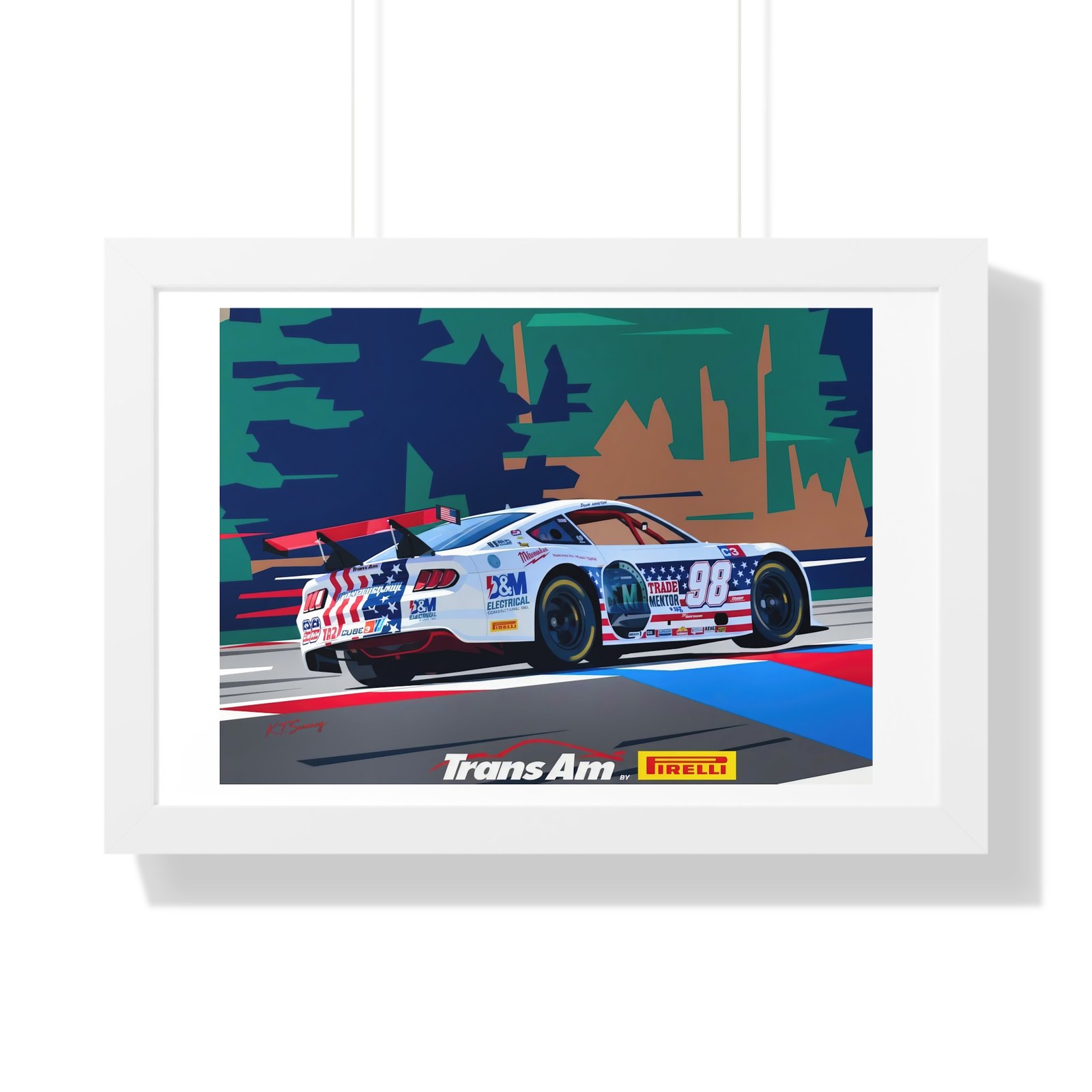 Doug Winston 2026 Trans Am Racing Car – Limited One-Off Collector’s Edition Print | Benefits TradeMentor.org - Image 13