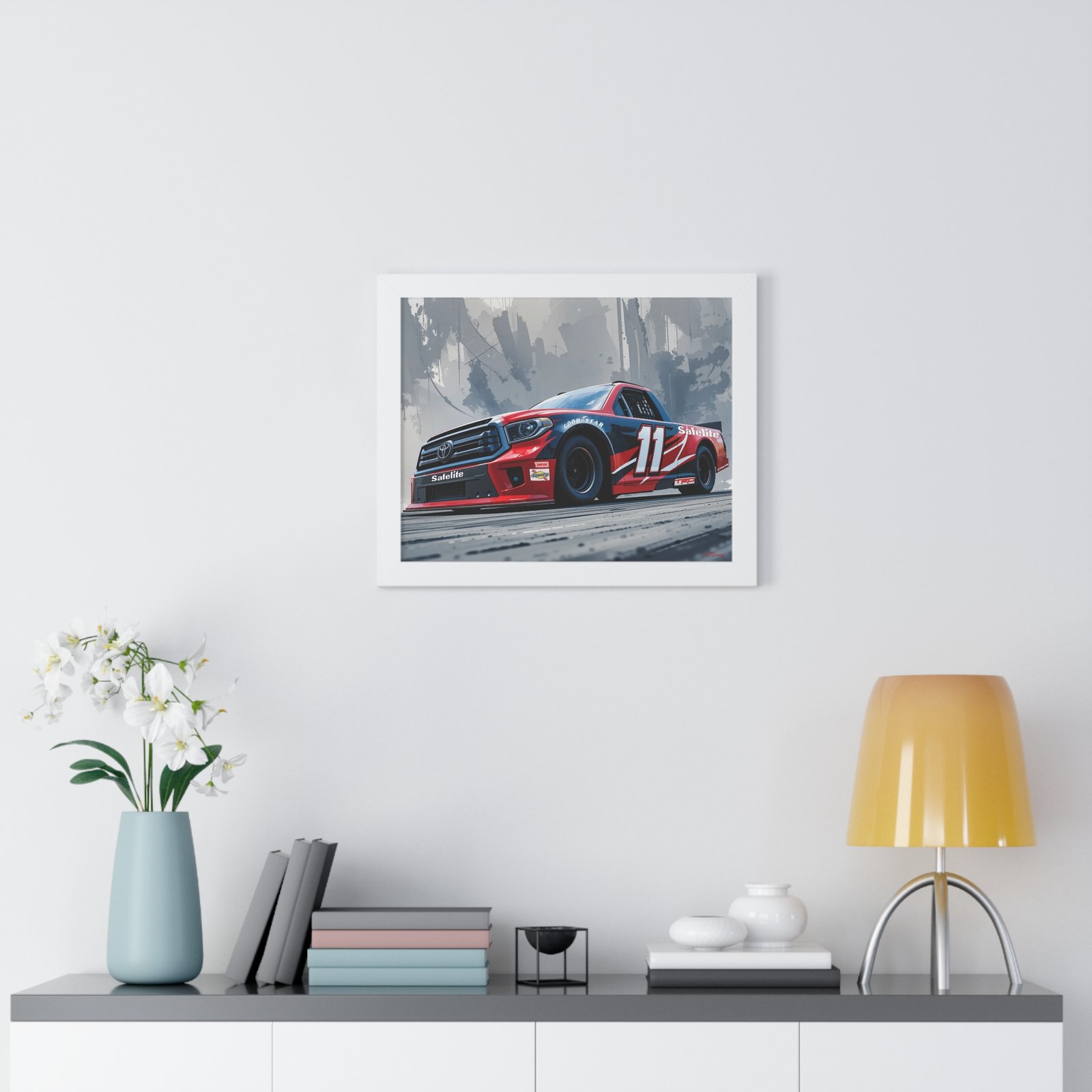 NASCAR Racing Truck Series Corey Heim Framed Art Print | Original Collector's Artwork - Image 38