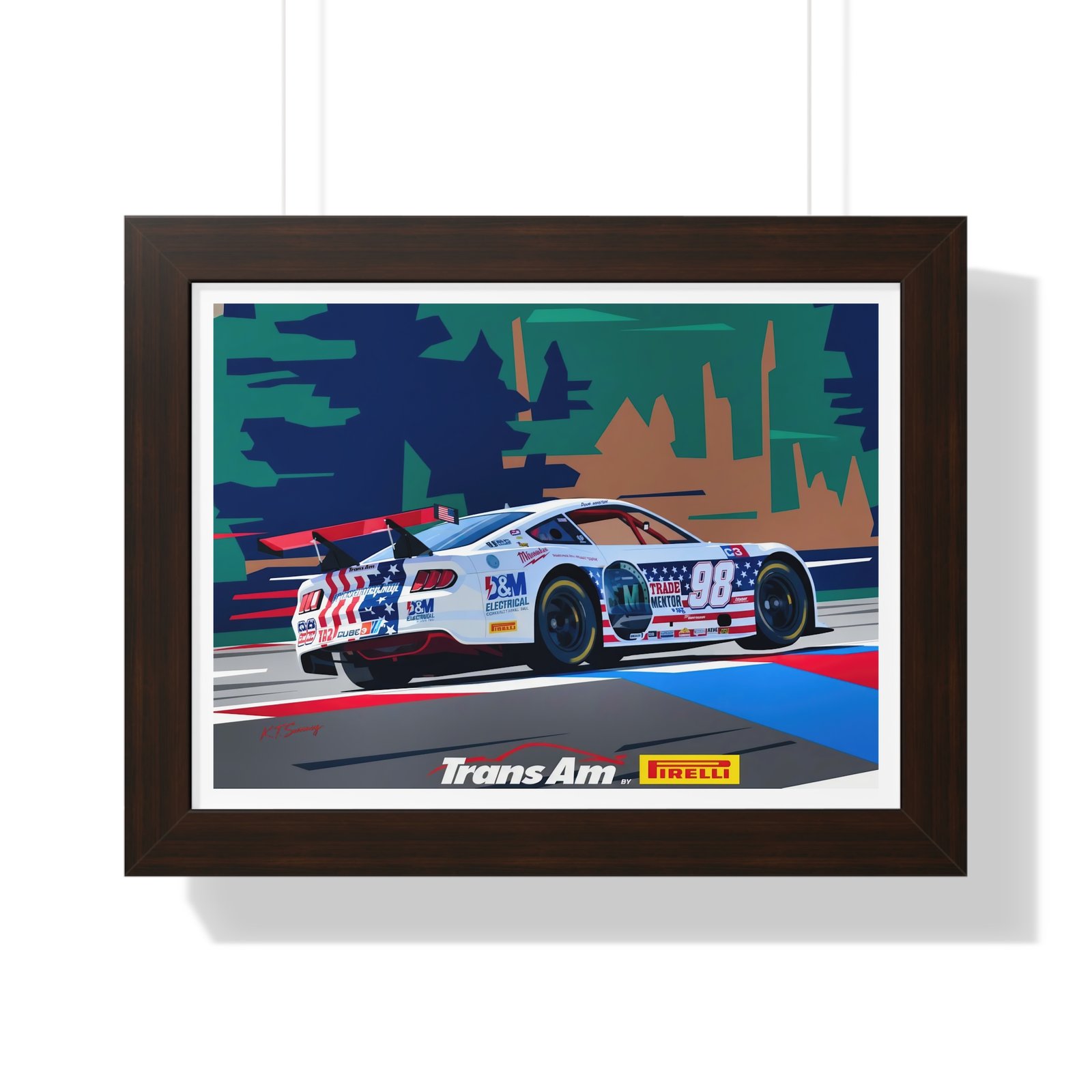 Doug Winston 2026 Trans Am Racing Car – Limited One-Off Collector’s Edition Print | Benefits TradeMentor.org - Image 16