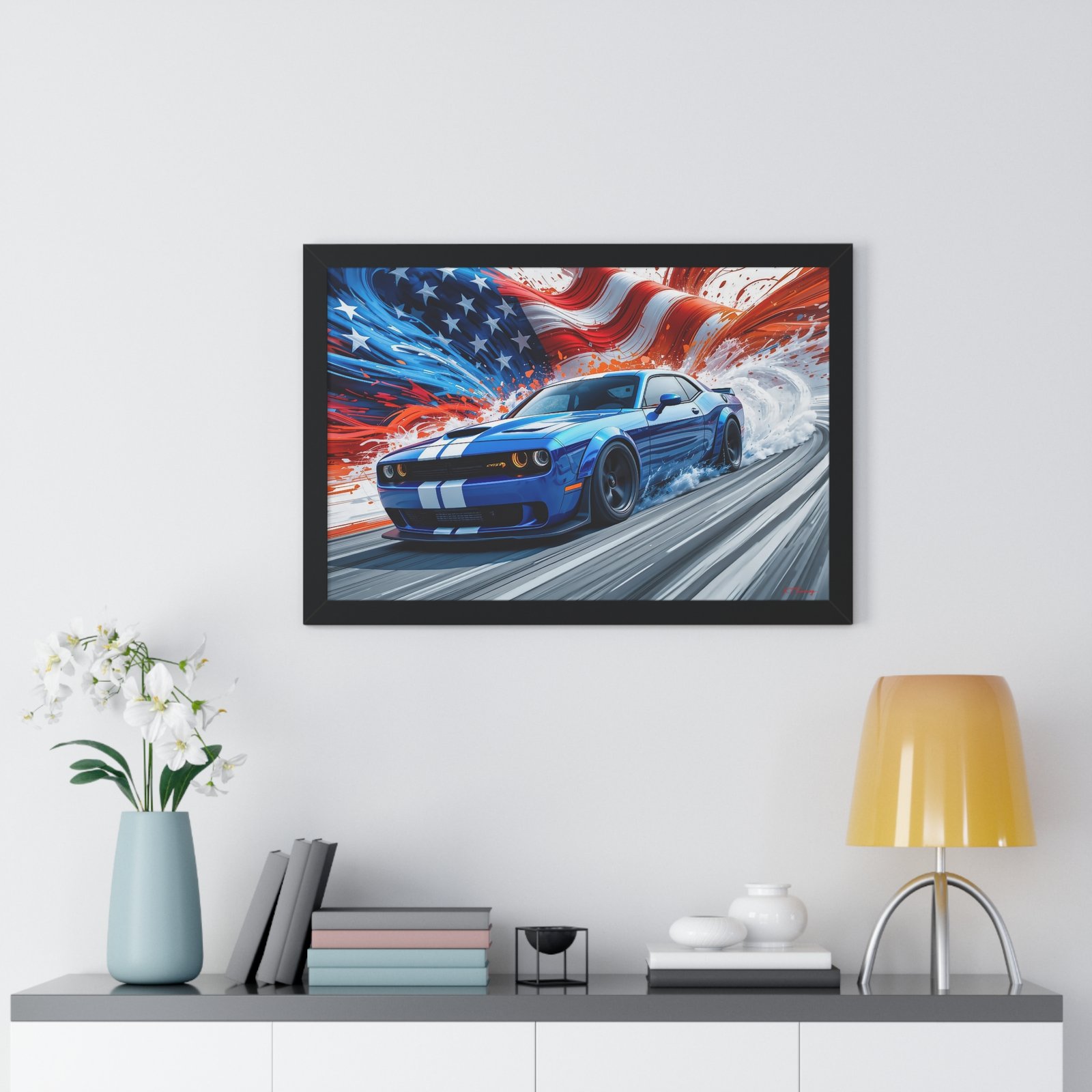 Limited Edition Dodge Hellcat Framed Art | Muscle Car Collector’s Artwork - Image 8