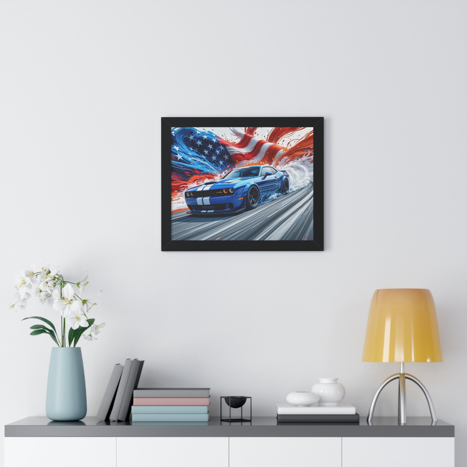 Limited Edition Dodge Hellcat Framed Art | Muscle Car Collector’s Artwork - Image 2