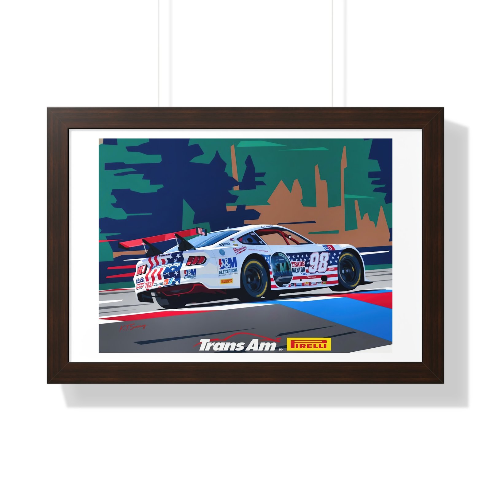 Doug Winston 2026 Trans Am Racing Car – Limited One-Off Collector’s Edition Print | Benefits TradeMentor.org - Image 7