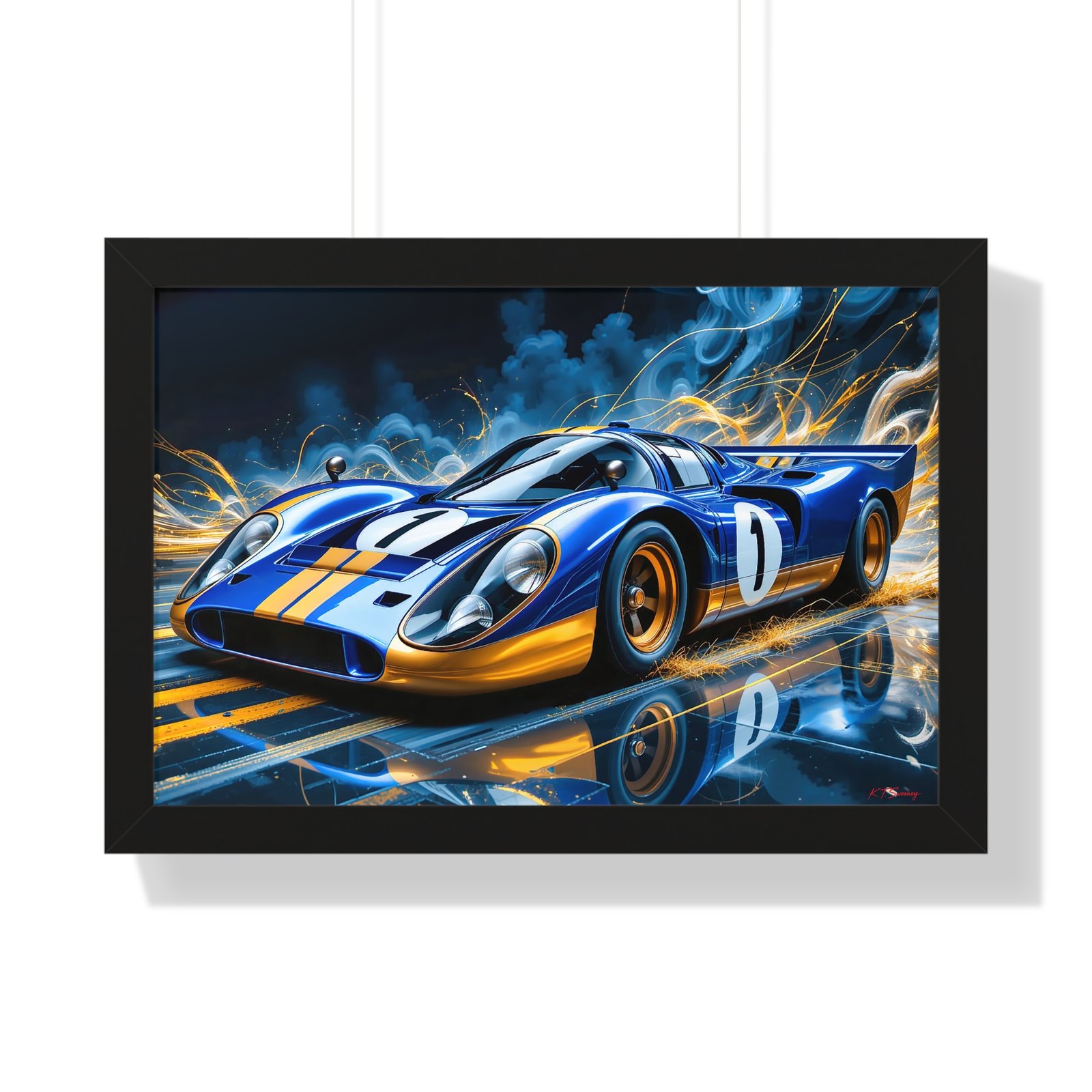 Limited Edition Porsche Le Mans Racing Car | Original Collector's Artwork - Image 4