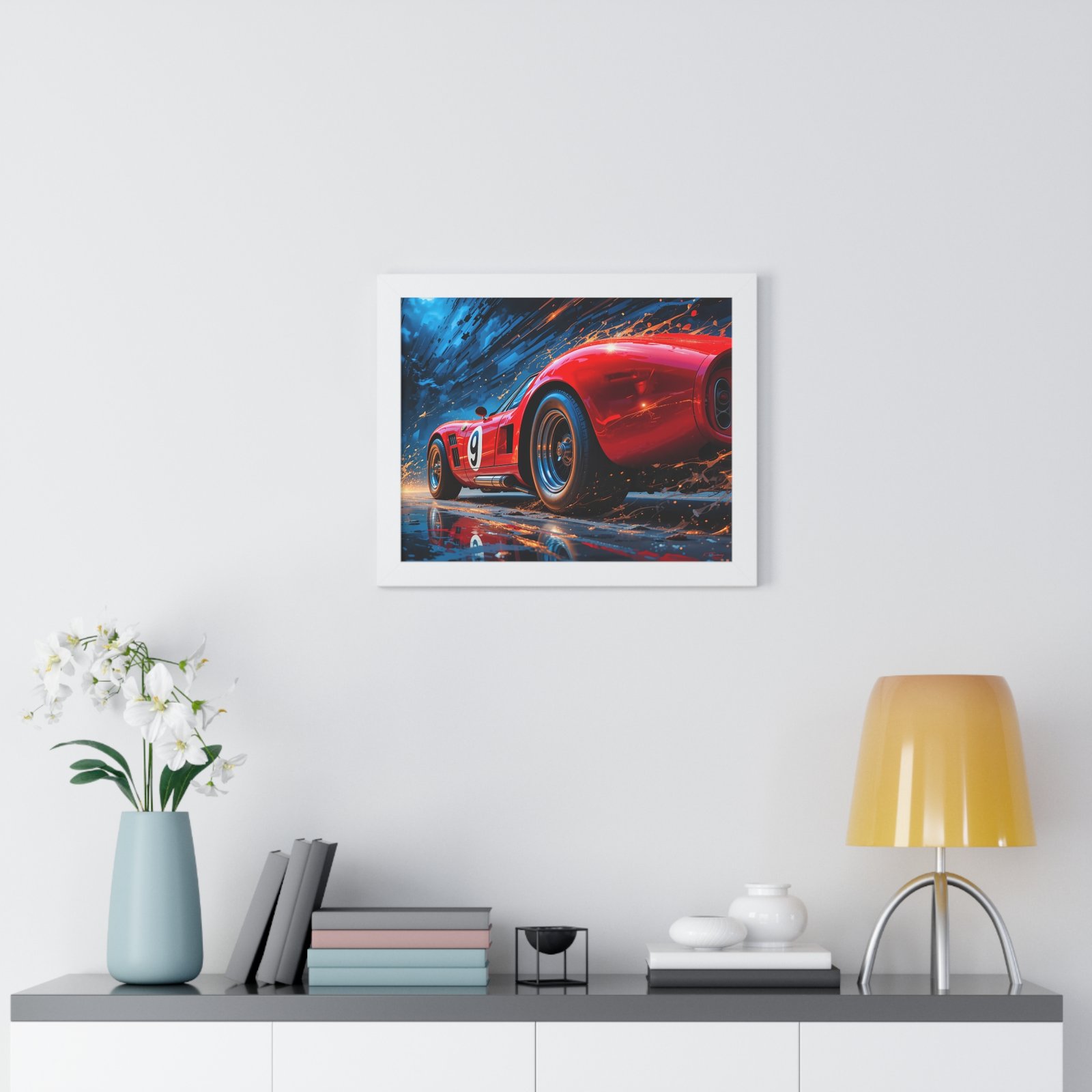 Exclusive Edition Vintage Red Maserati Inspired Wall Art Framed Print | Collector’s Motorsport Artwork - Image 20