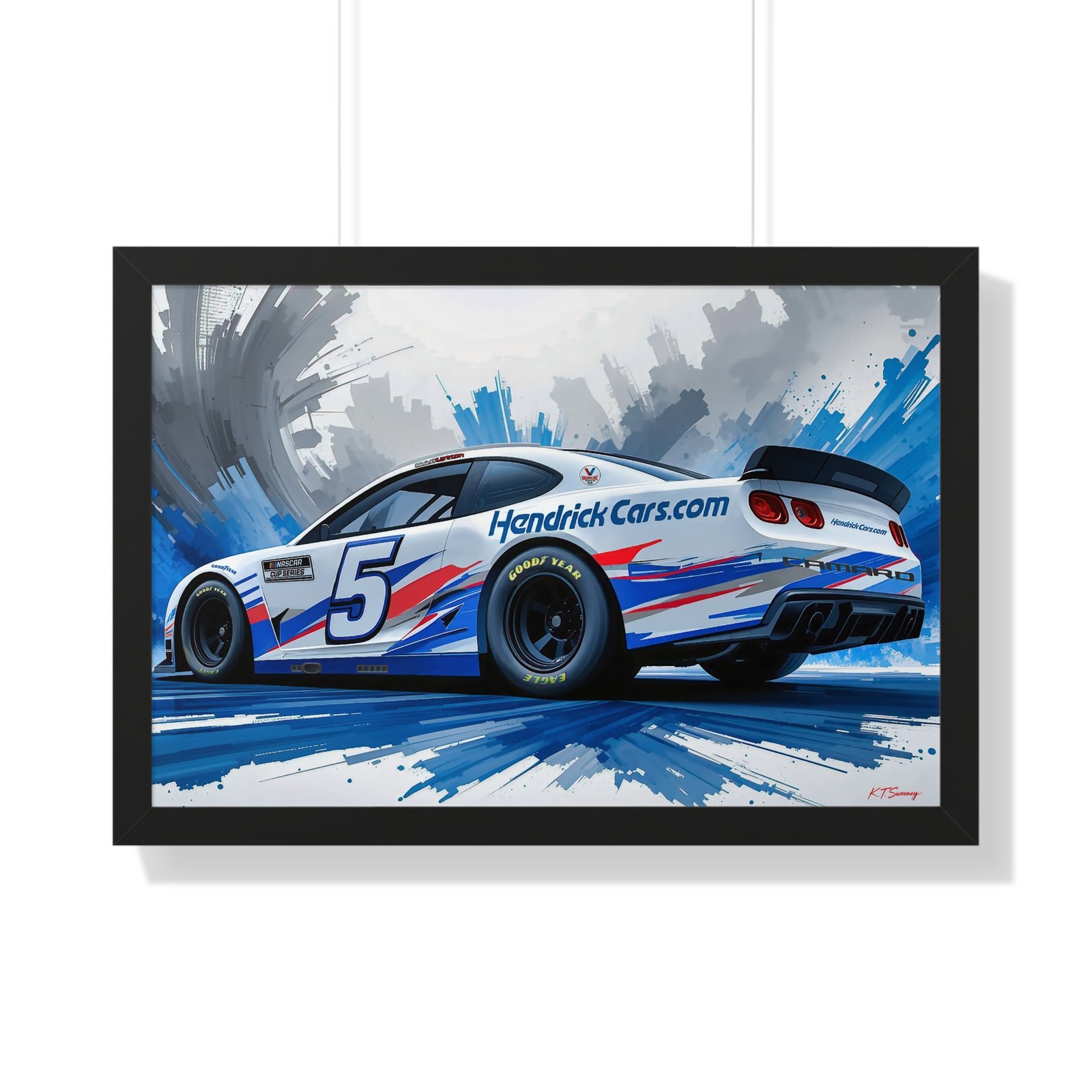 Kyle Larson NASCAR #5 Original Style Design | Studio Edition Collector’s Racing Artwork - Image 7