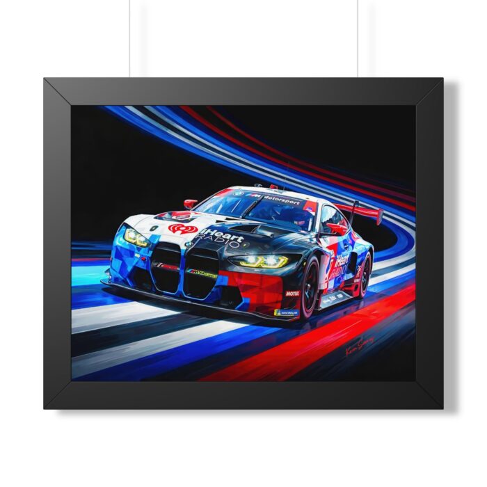 Paul Miller Racing BMW M4 GT3 EVO | IMSA GTD Championship | Hand-Crafted Digital Fine Art | Museum-Quality Racing Wall Art