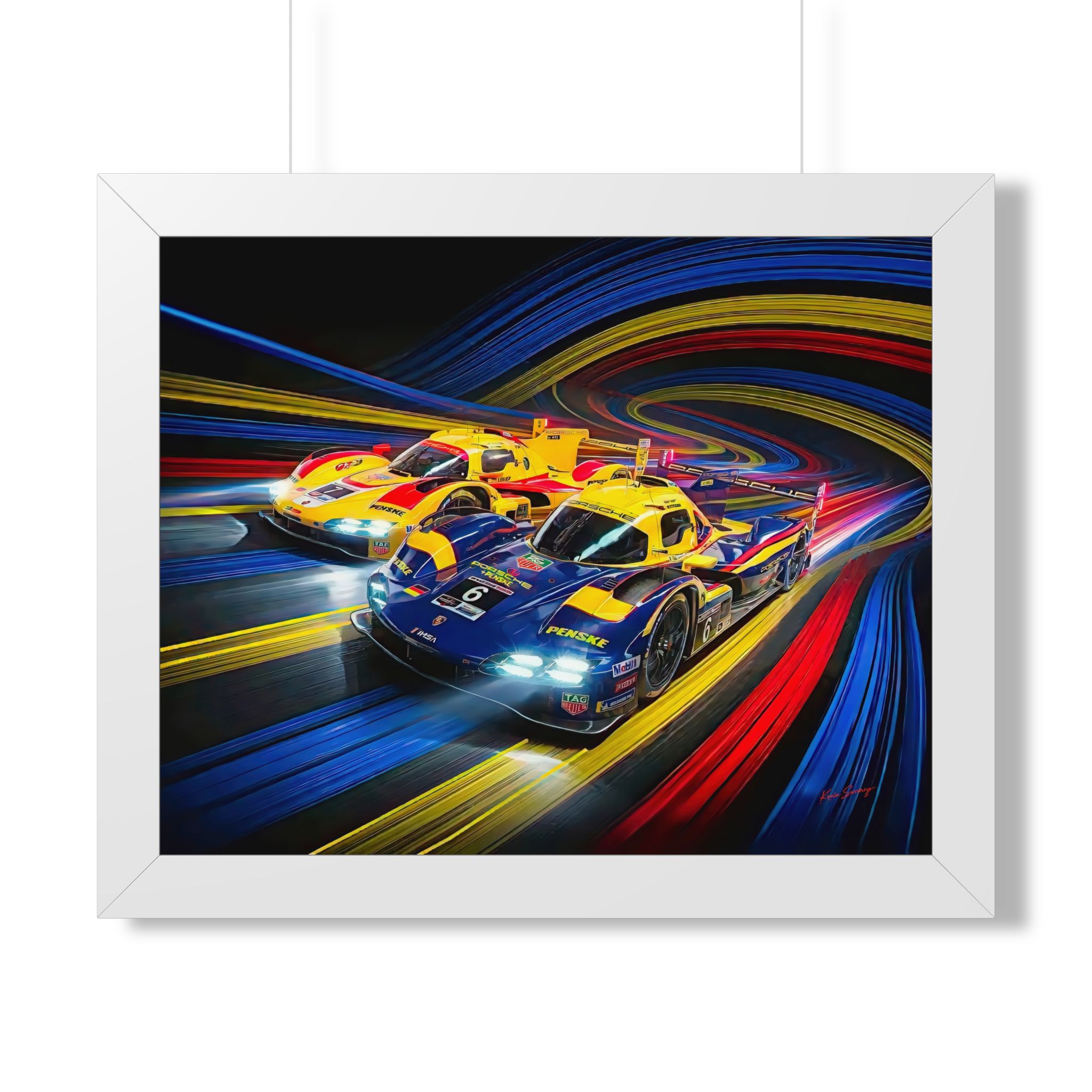 Porsche Penske Motorsport 963 GTP | IMSA WeatherTech Championship | Hand-Crafted Digital Fine Art | Museum-Quality Racing Wall Art - Image 7