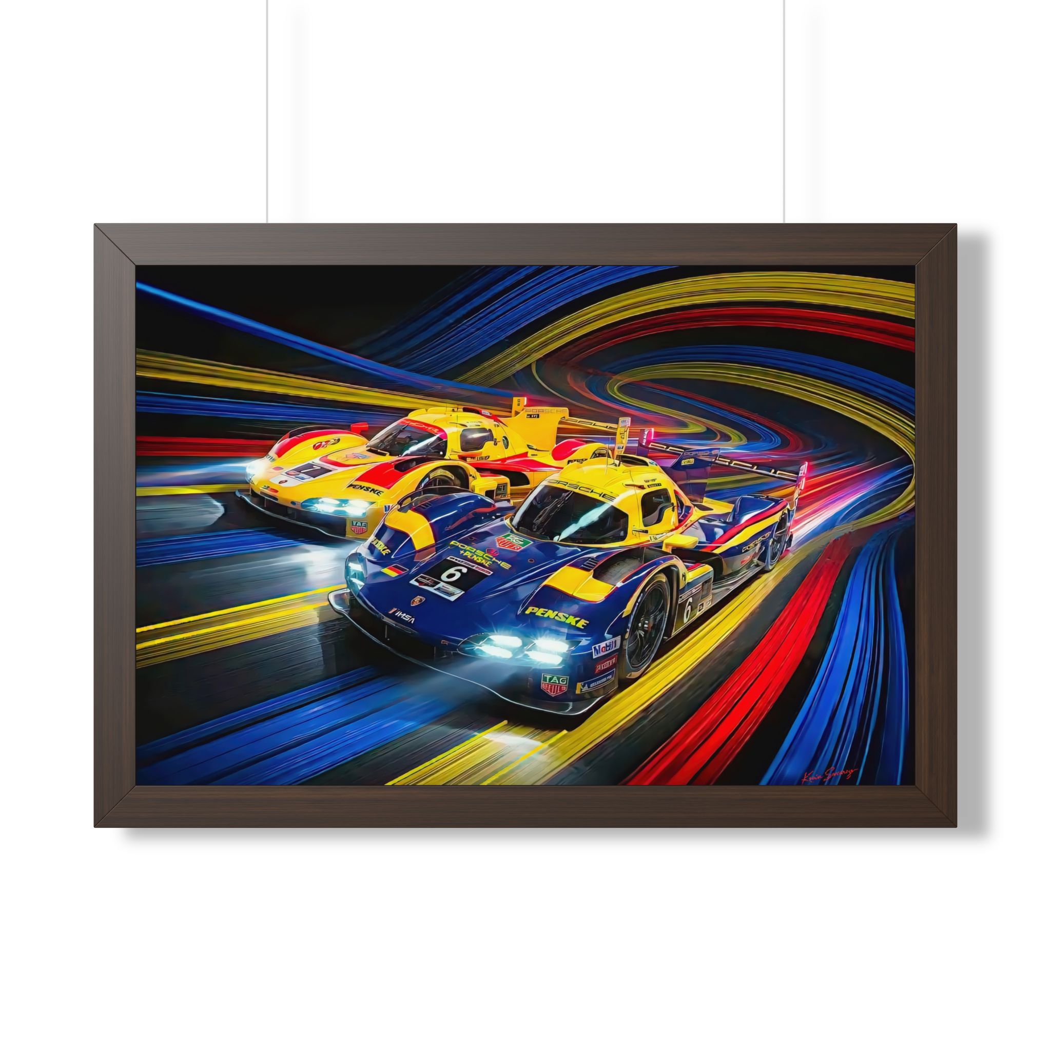 Porsche Penske Motorsport 963 GTP | IMSA WeatherTech Championship | Hand-Crafted Digital Fine Art | Museum-Quality Racing Wall Art - Image 19