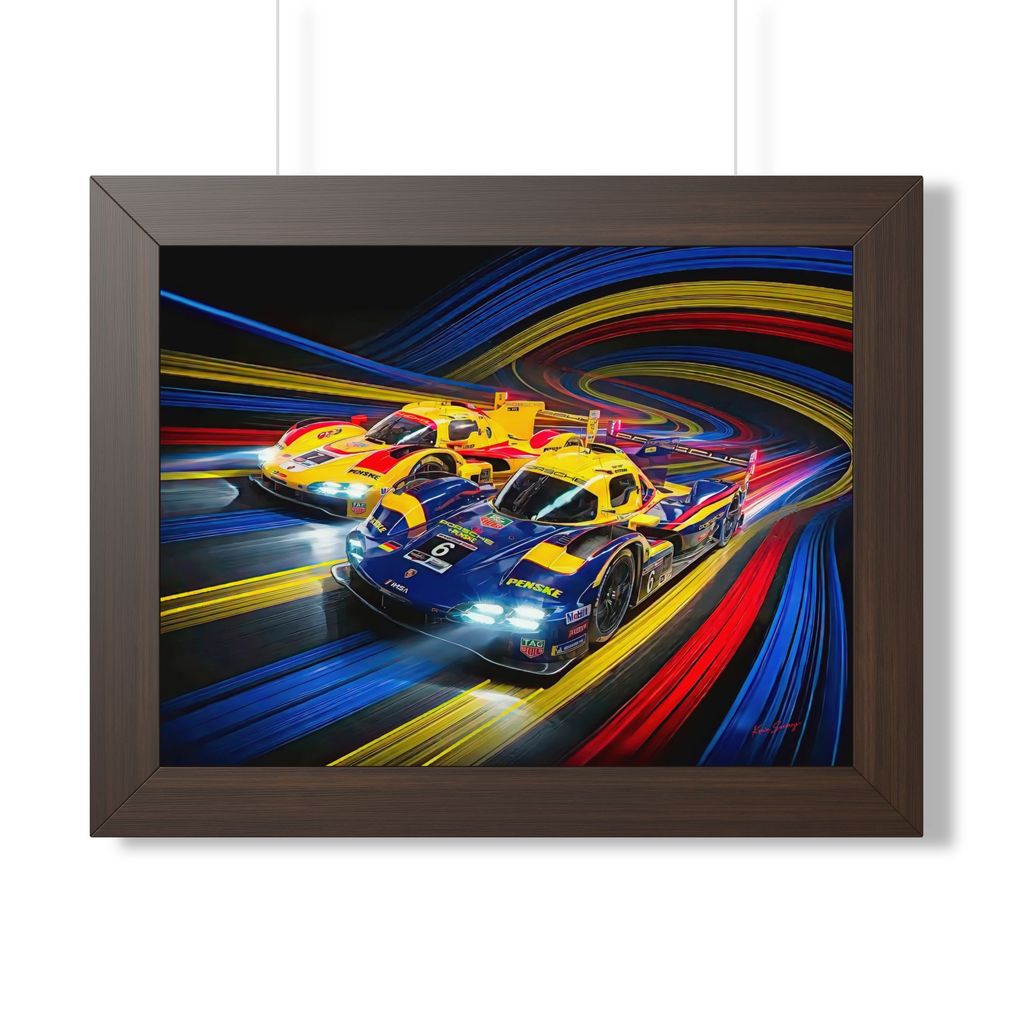 Porsche Penske Motorsport 963 GTP | IMSA WeatherTech Championship | Hand-Crafted Digital Fine Art | Museum-Quality Racing Wall Art - Image 31