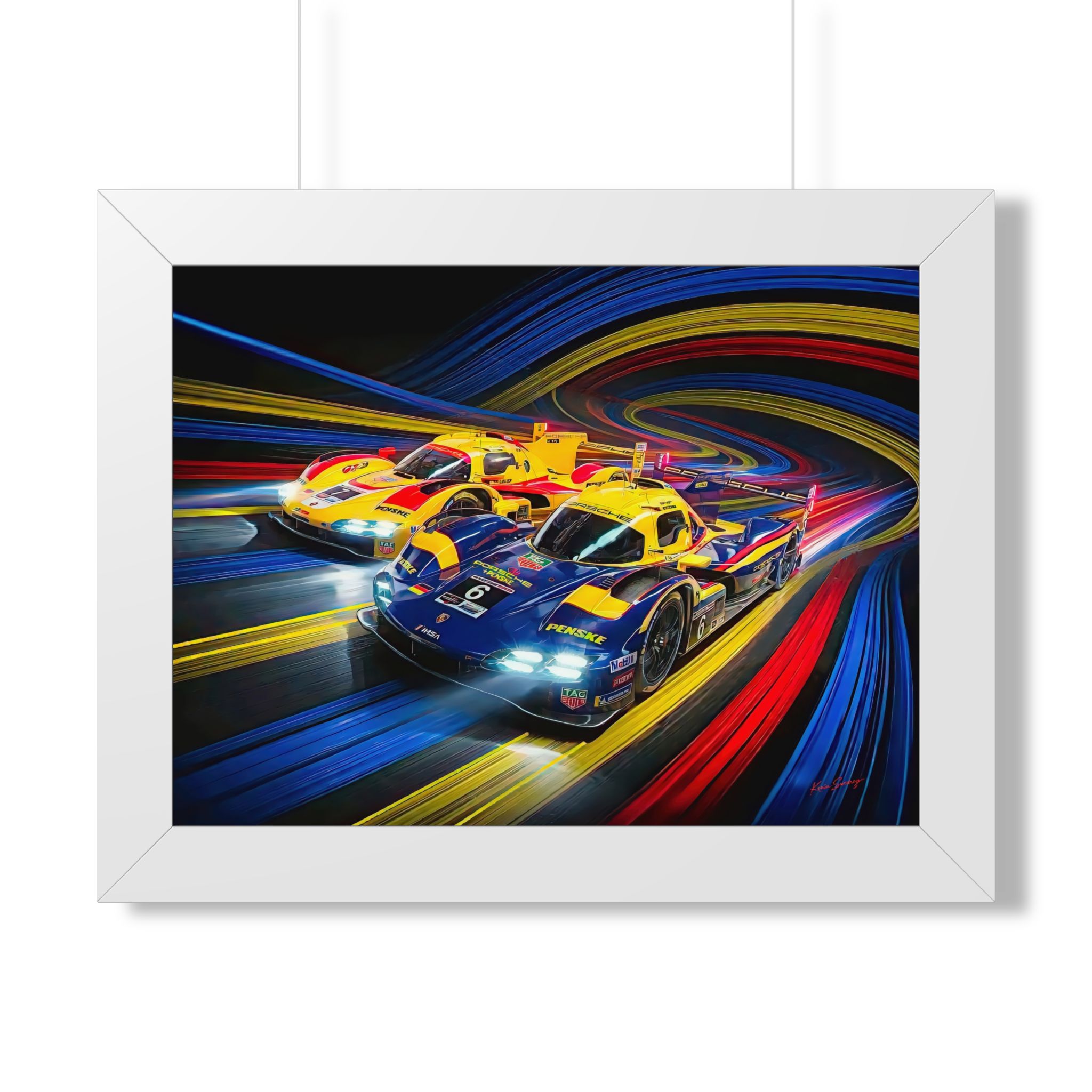 Porsche Penske Motorsport 963 GTP | IMSA WeatherTech Championship | Hand-Crafted Digital Fine Art | Museum-Quality Racing Wall Art - Image 34