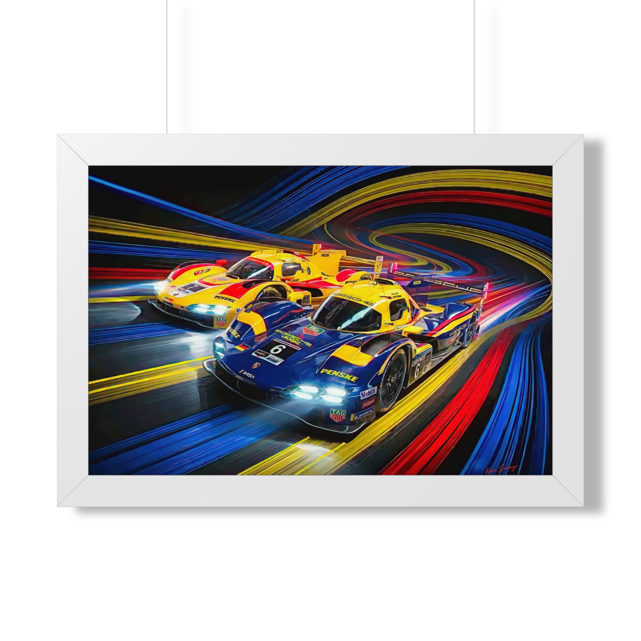 Porsche Penske Motorsport 963 GTP | IMSA WeatherTech Championship | Hand-Crafted Digital Fine Art | Museum-Quality Racing Wall Art - Image 22