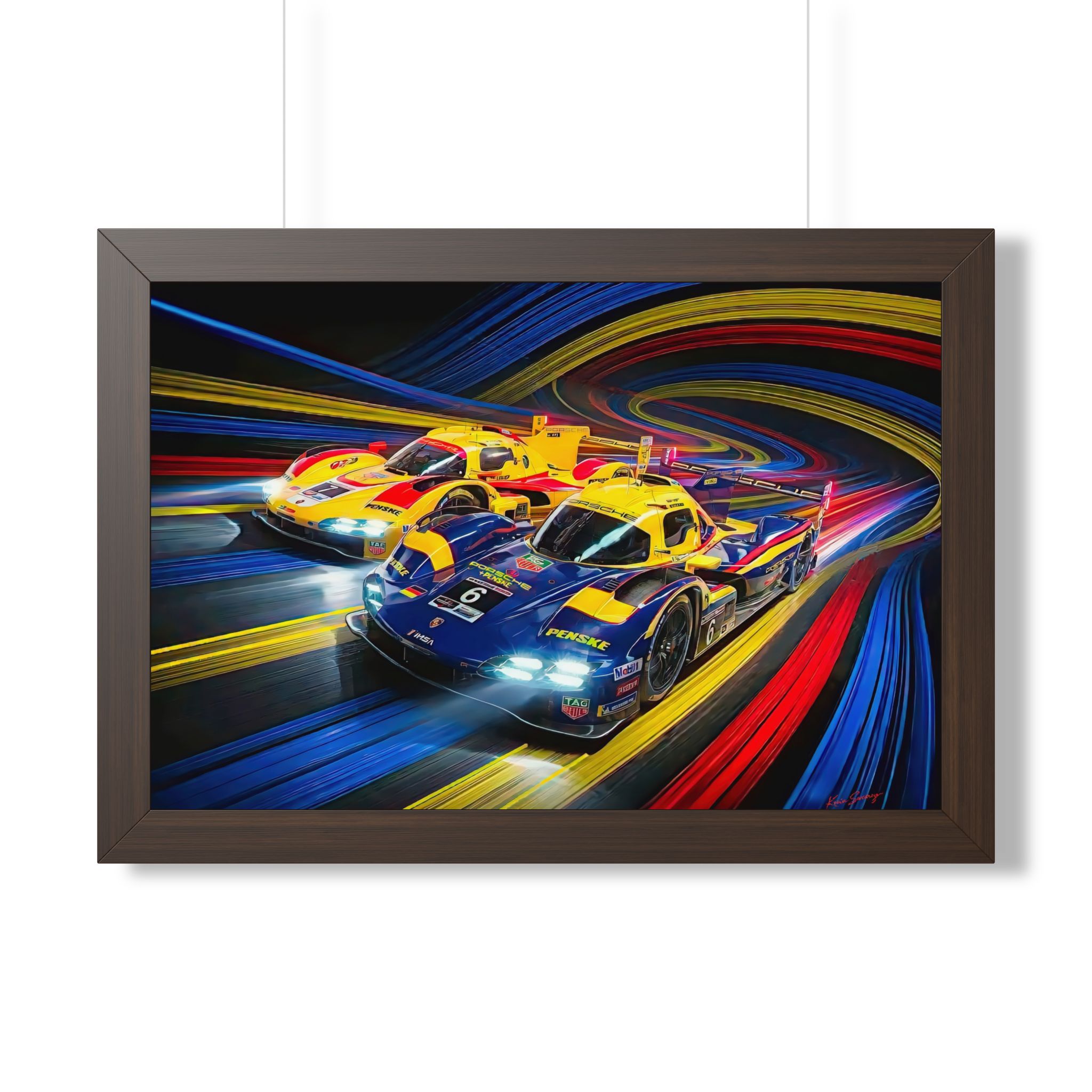 Porsche Penske Motorsport 963 GTP | IMSA WeatherTech Championship | Hand-Crafted Digital Fine Art | Museum-Quality Racing Wall Art - Image 16