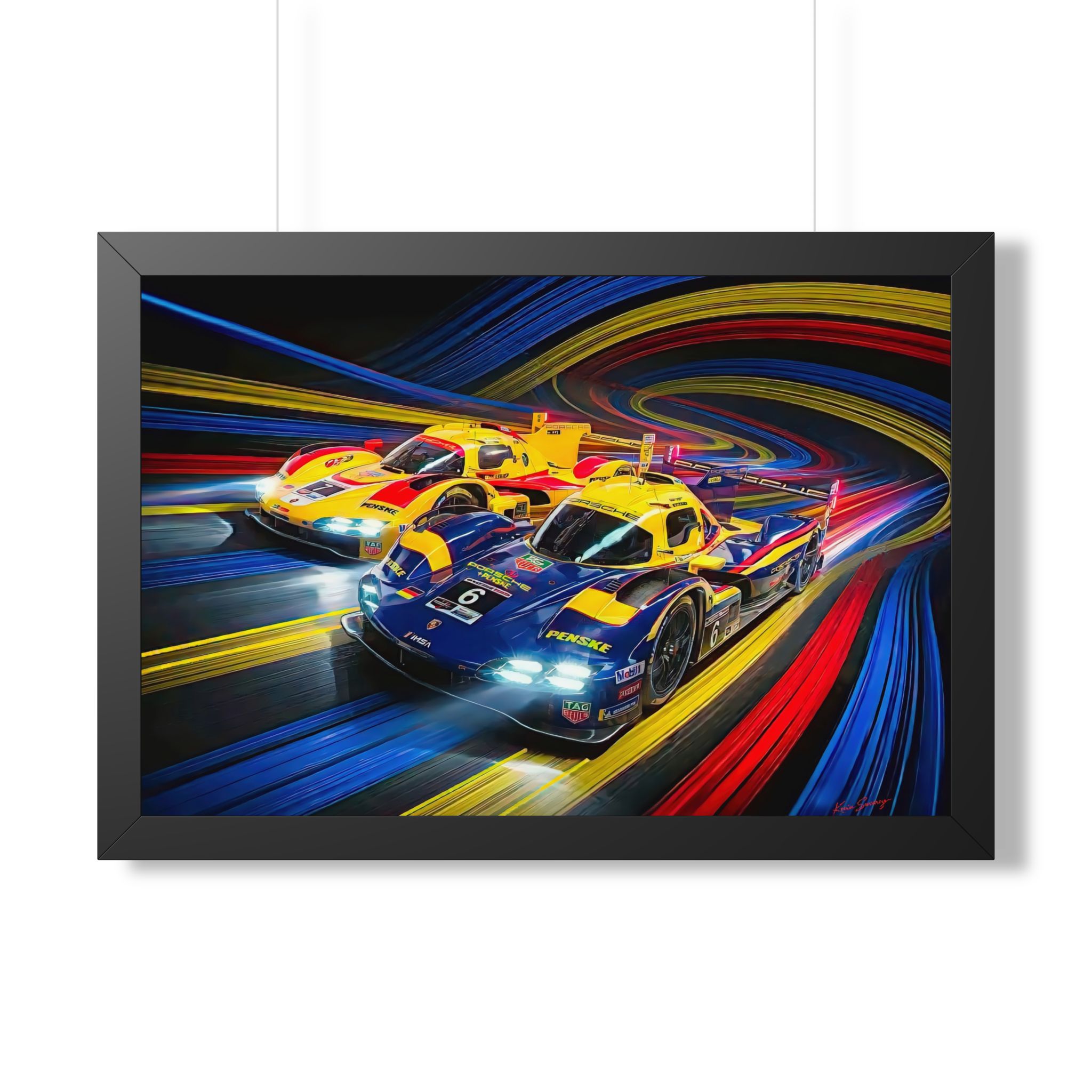 Porsche Penske Motorsport 963 GTP | IMSA WeatherTech Championship | Hand-Crafted Digital Fine Art | Museum-Quality Racing Wall Art - Image 13