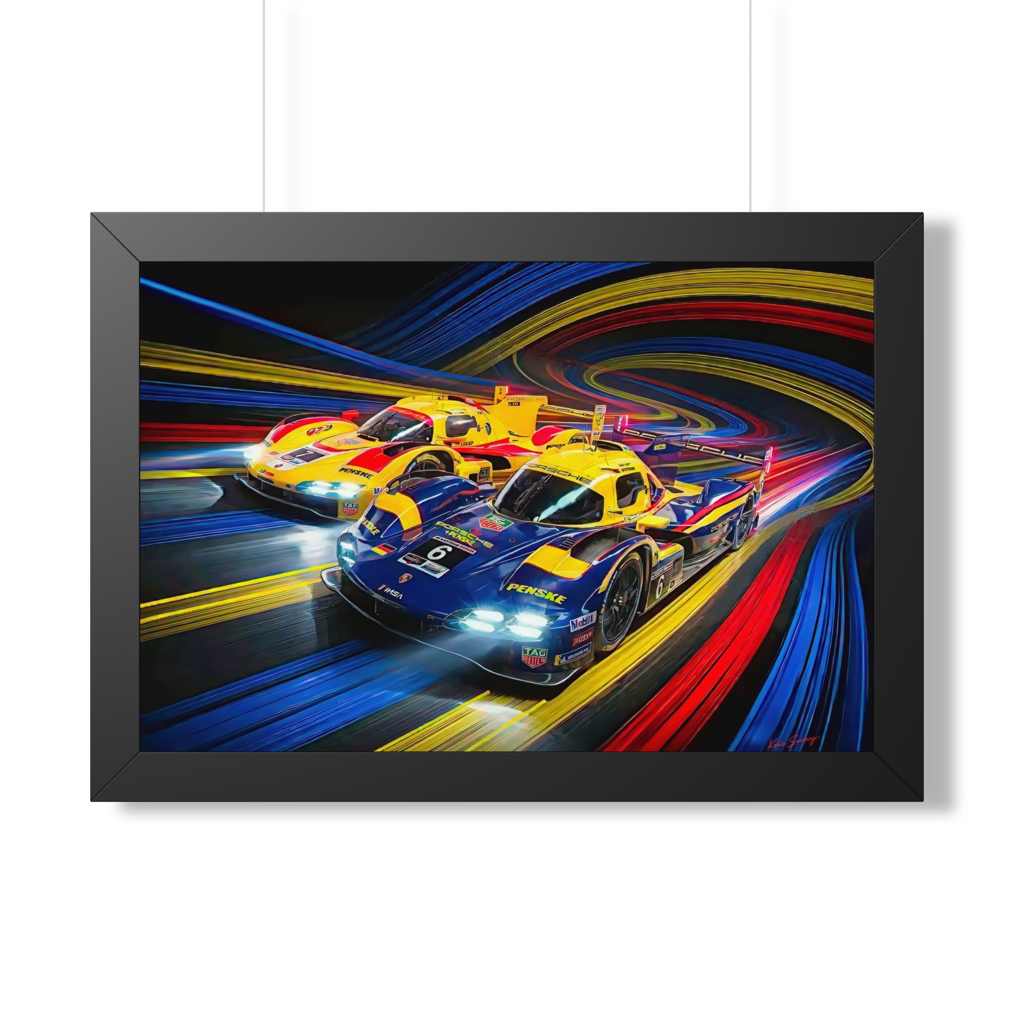 Porsche Penske Motorsport 963 GTP | IMSA WeatherTech Championship | Hand-Crafted Digital Fine Art | Museum-Quality Racing Wall Art - Image 10