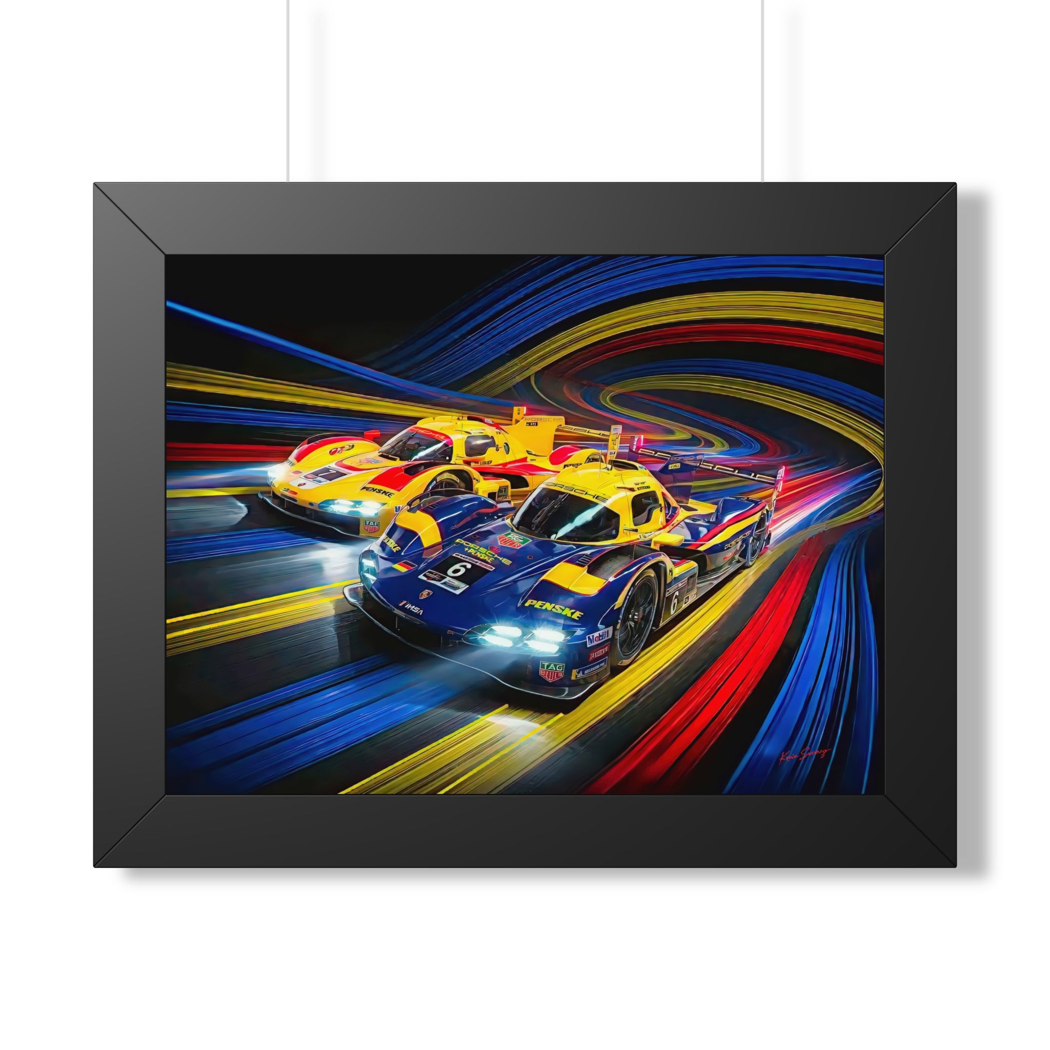 Porsche Penske Motorsport 963 GTP | IMSA WeatherTech Championship | Hand-Crafted Digital Fine Art | Museum-Quality Racing Wall Art - Image 28