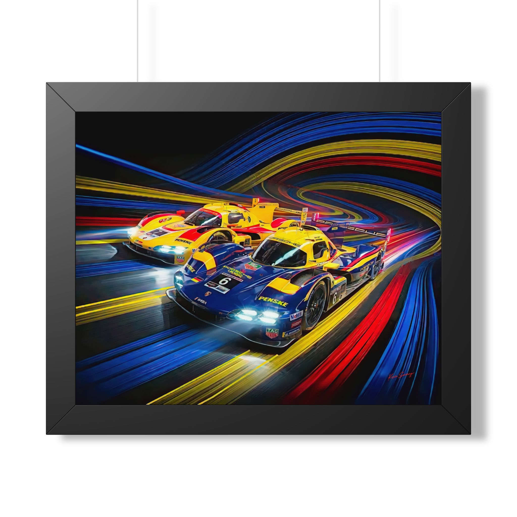 Porsche Penske Motorsport 963 GTP | IMSA WeatherTech Championship | Hand-Crafted Digital Fine Art | Museum-Quality Racing Wall Art