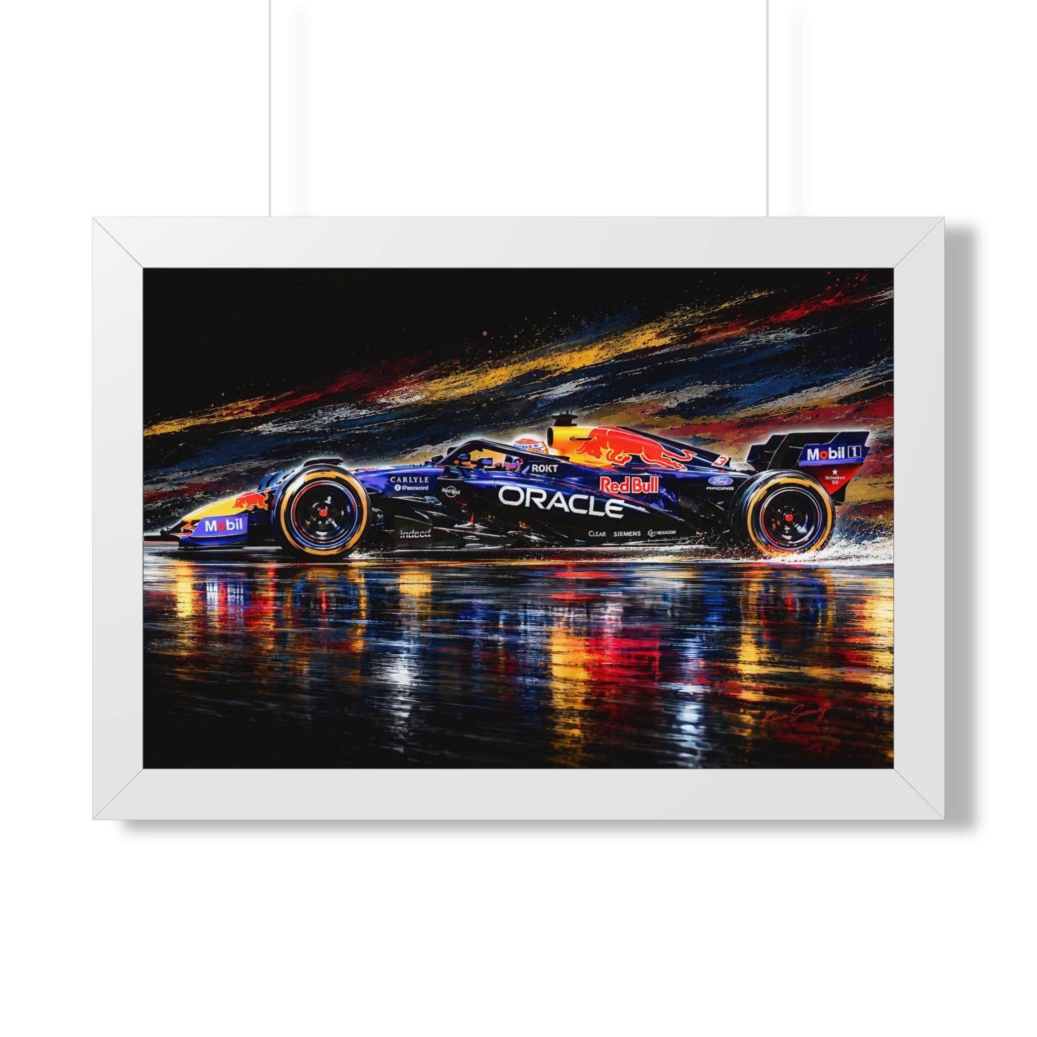 Max Verstappen Red Bull Formula 1 Racing Artwork | F1 Fine Hand Crafted Digital Art - Image 13