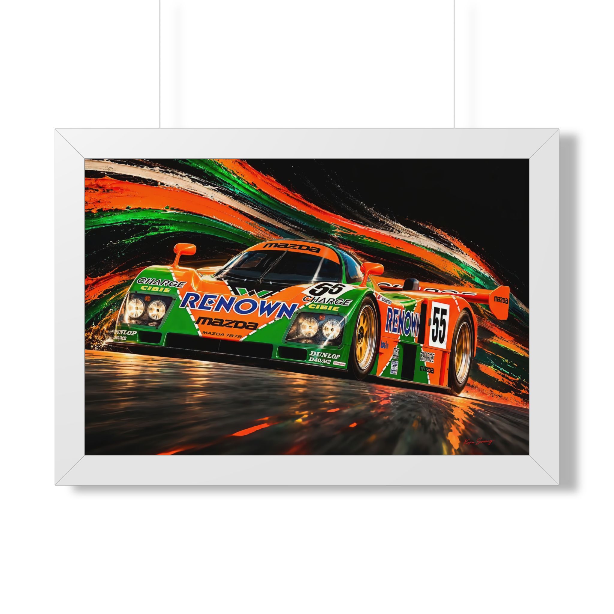 Mazda 787B #55 Le Mans Racing Artwork | Renown Livery | Fine Hand Crafted Digital Art - Image 13