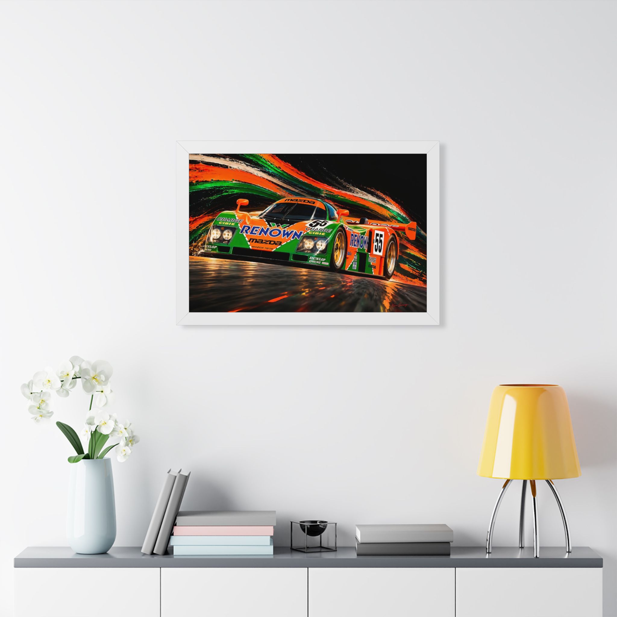Mazda 787B #55 Le Mans Racing Artwork | Renown Livery | Fine Hand Crafted Digital Art - Image 17