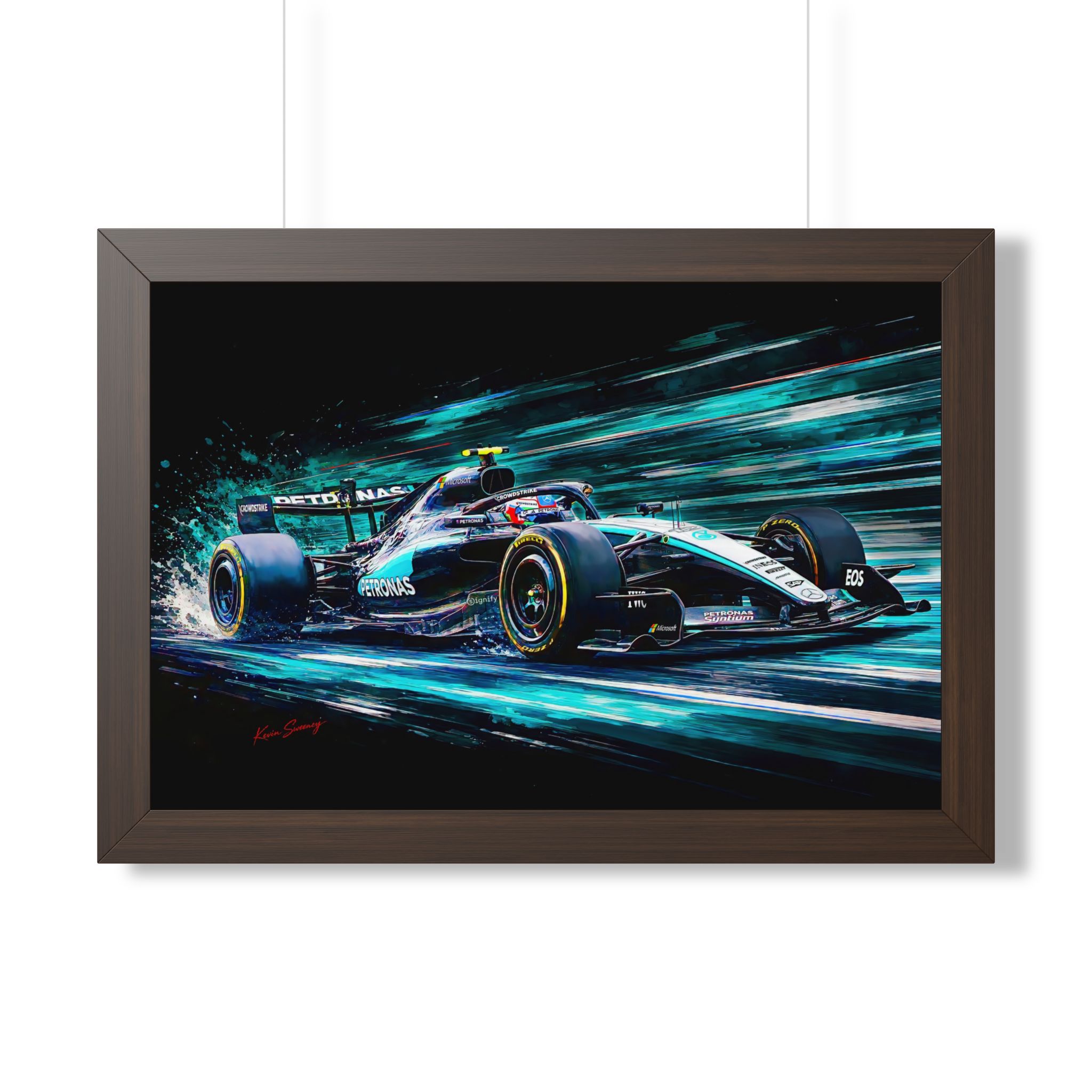 Kimi Antonelli Mercedes Formula 1 Racing Artwork | F1 Motorsport | Fine Hand Crafted Digital Art - Image 7