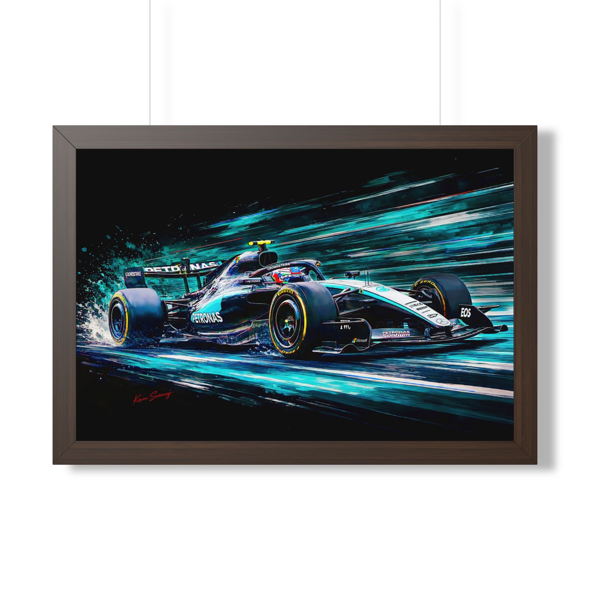 Kimi Antonelli Mercedes Formula 1 Racing Artwork | F1 Motorsport | Fine Hand Crafted Digital Art - Image 10