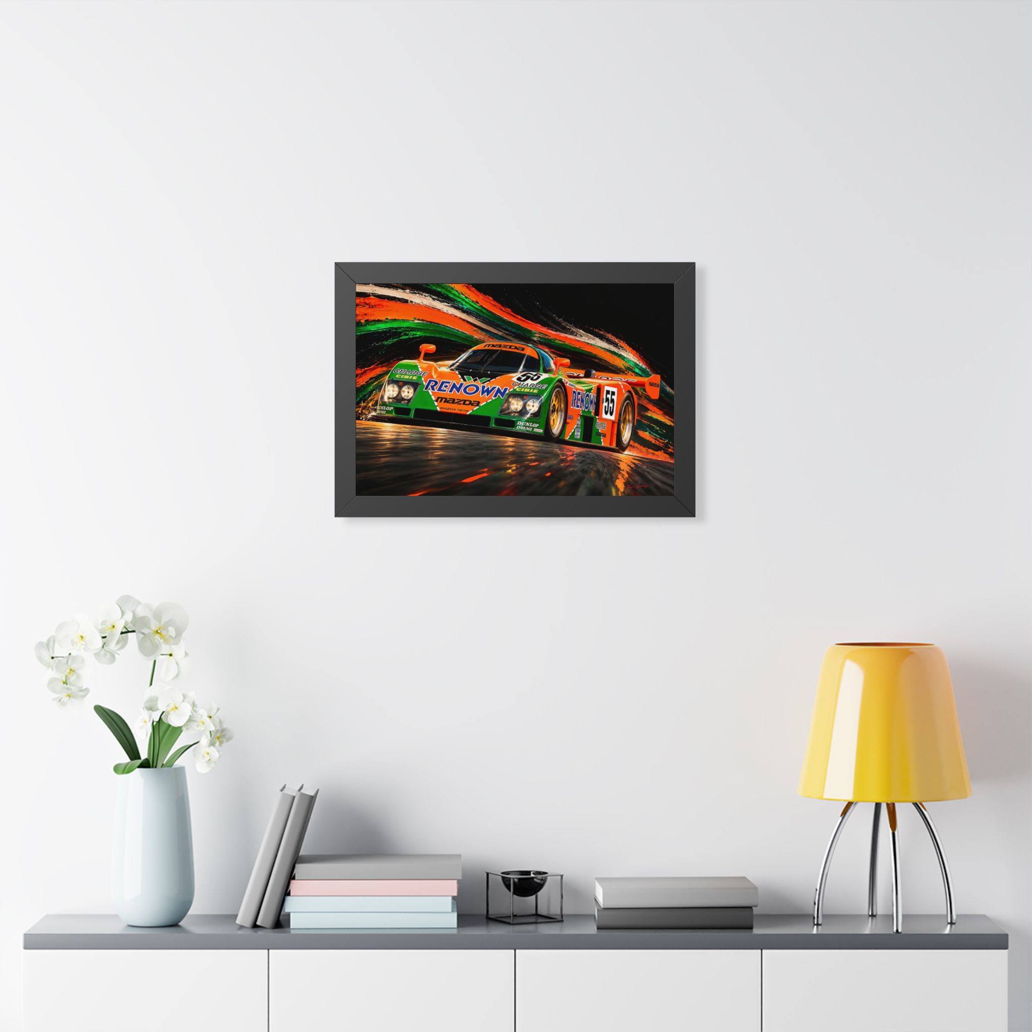 Mazda 787B #55 Le Mans Racing Artwork | Renown Livery | Fine Hand Crafted Digital Art - Image 2