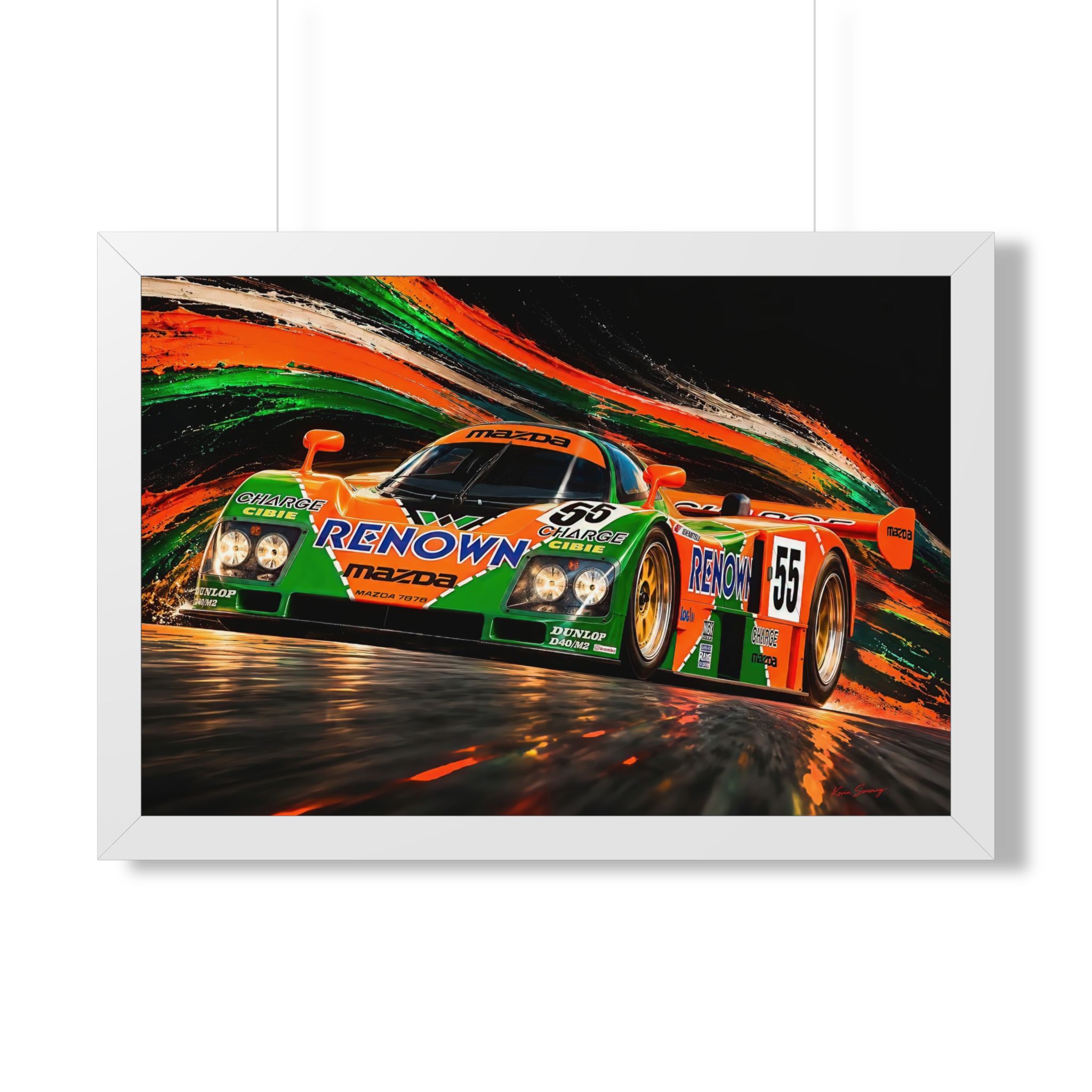 Mazda 787B #55 Le Mans Racing Artwork | Renown Livery | Fine Hand Crafted Digital Art - Image 16