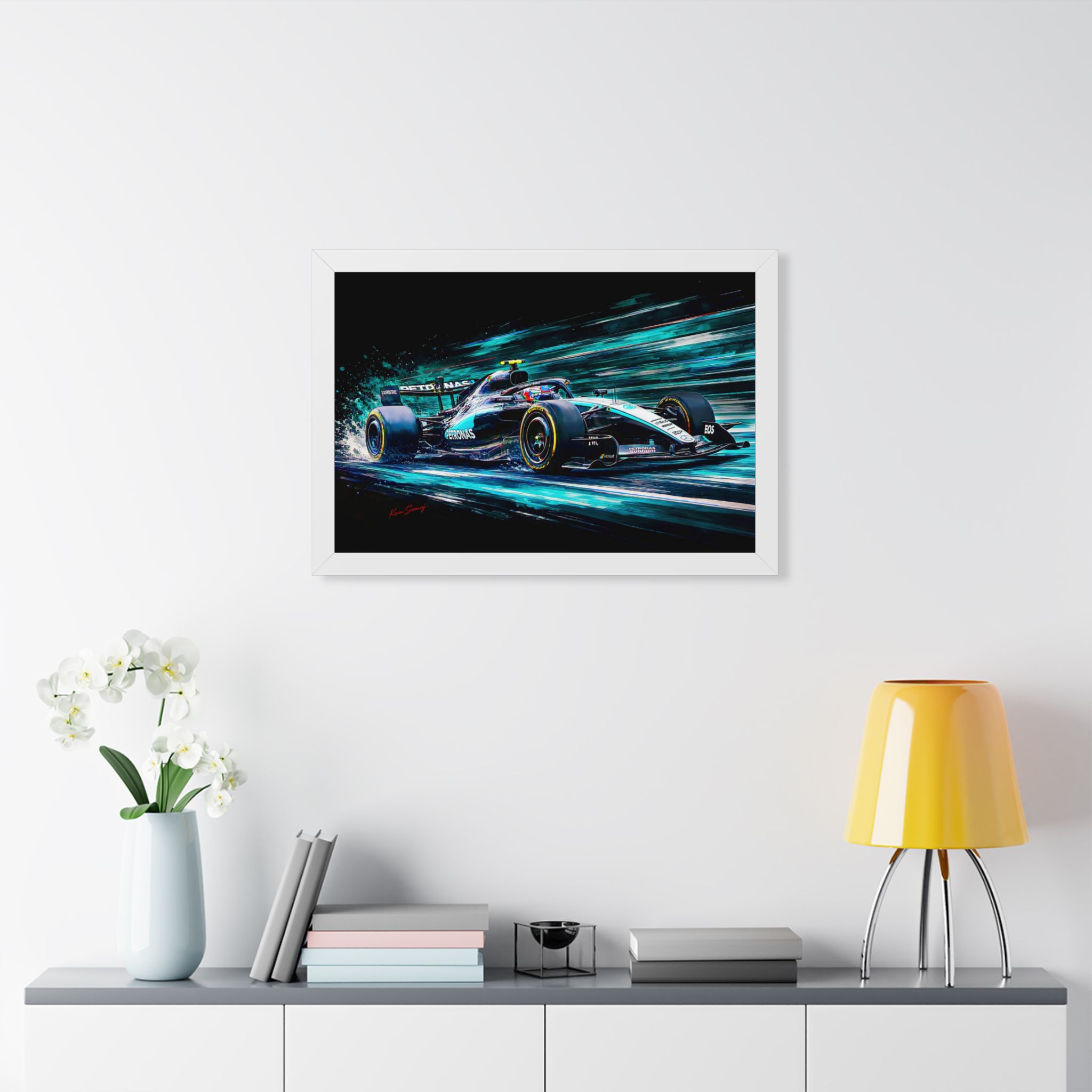 Kimi Antonelli Mercedes Formula 1 Racing Artwork | F1 Motorsport | Fine Hand Crafted Digital Art - Image 17