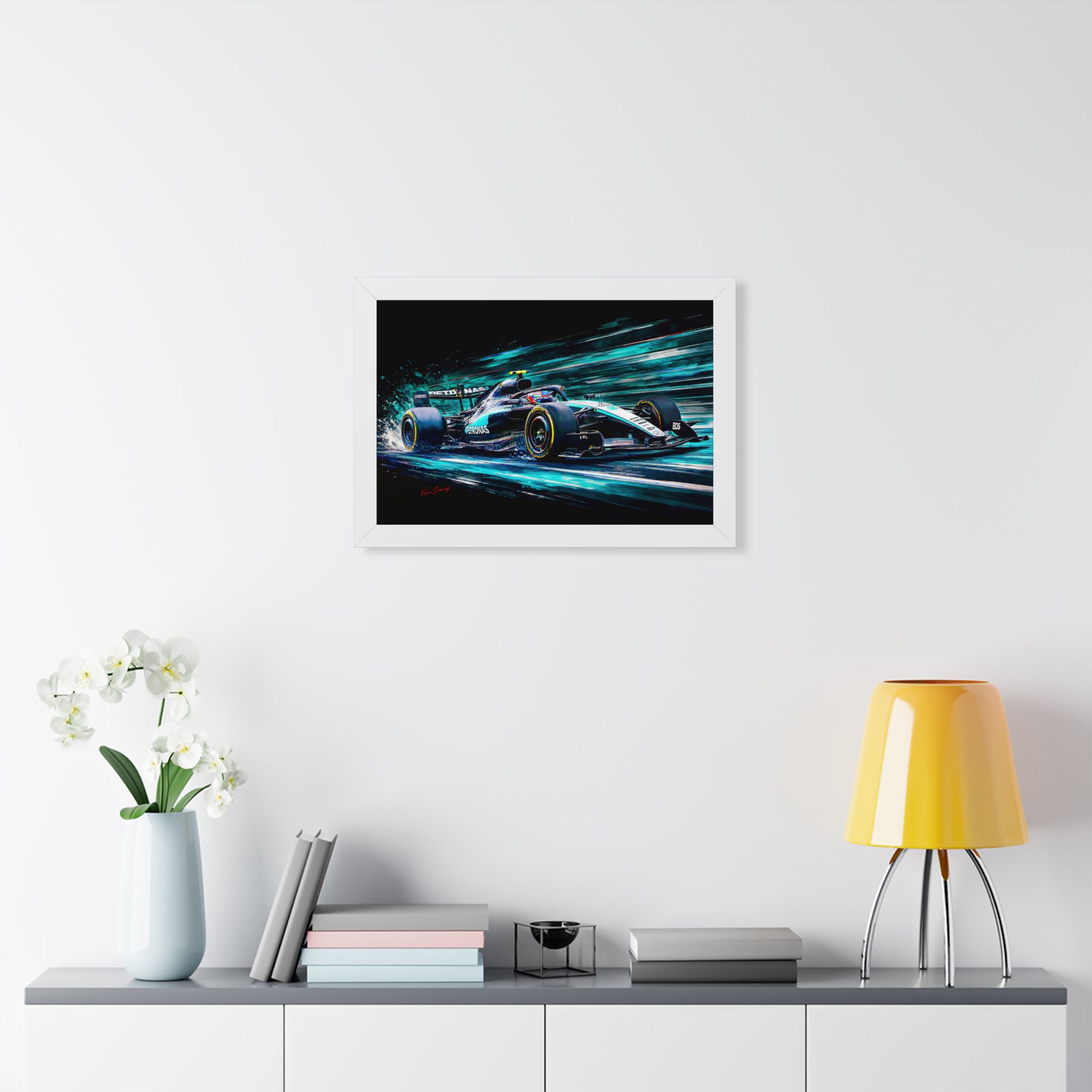 Kimi Antonelli Mercedes Formula 1 Racing Artwork | F1 Motorsport | Fine Hand Crafted Digital Art - Image 14