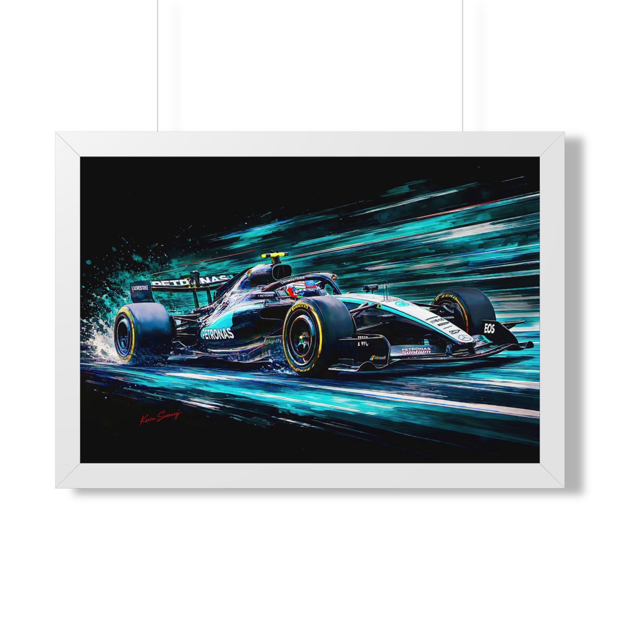 Kimi Antonelli Mercedes Formula 1 Racing Artwork | F1 Motorsport | Fine Hand Crafted Digital Art - Image 16