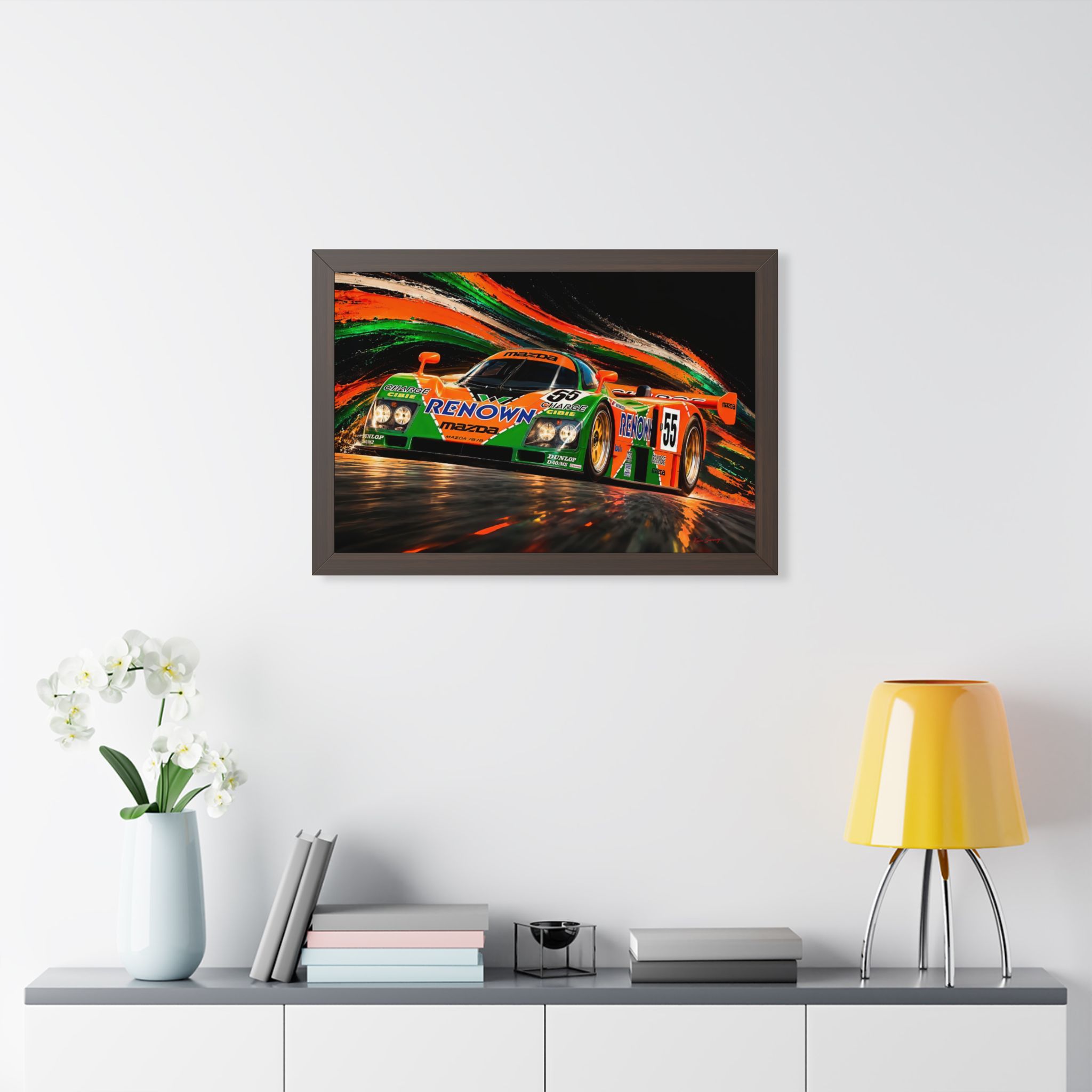 Mazda 787B #55 Le Mans Racing Artwork | Renown Livery | Fine Hand Crafted Digital Art - Image 11