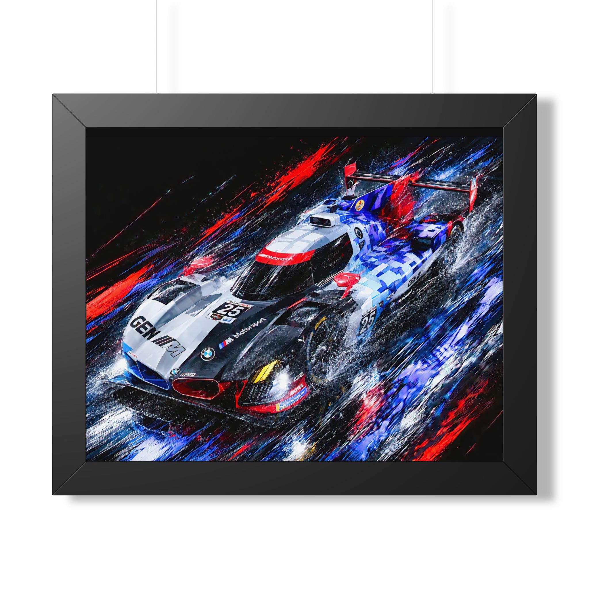 BMW M Hybrid V8 IMSA GTP Racing | BMW M Motorsport Fine Hand Crafted Digital Art