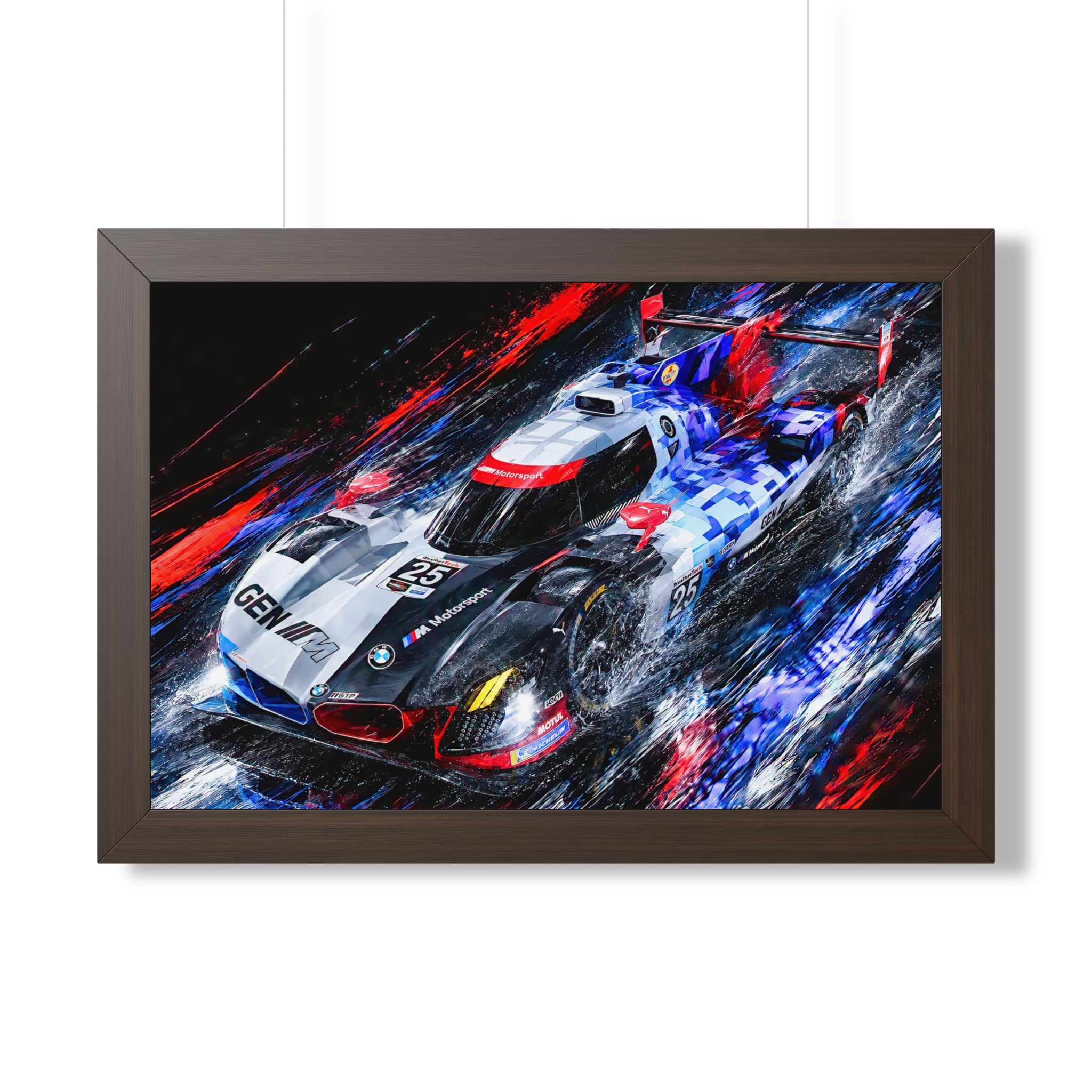 BMW M Hybrid V8 IMSA GTP Racing | BMW M Motorsport Fine Hand Crafted Digital Art - Image 5