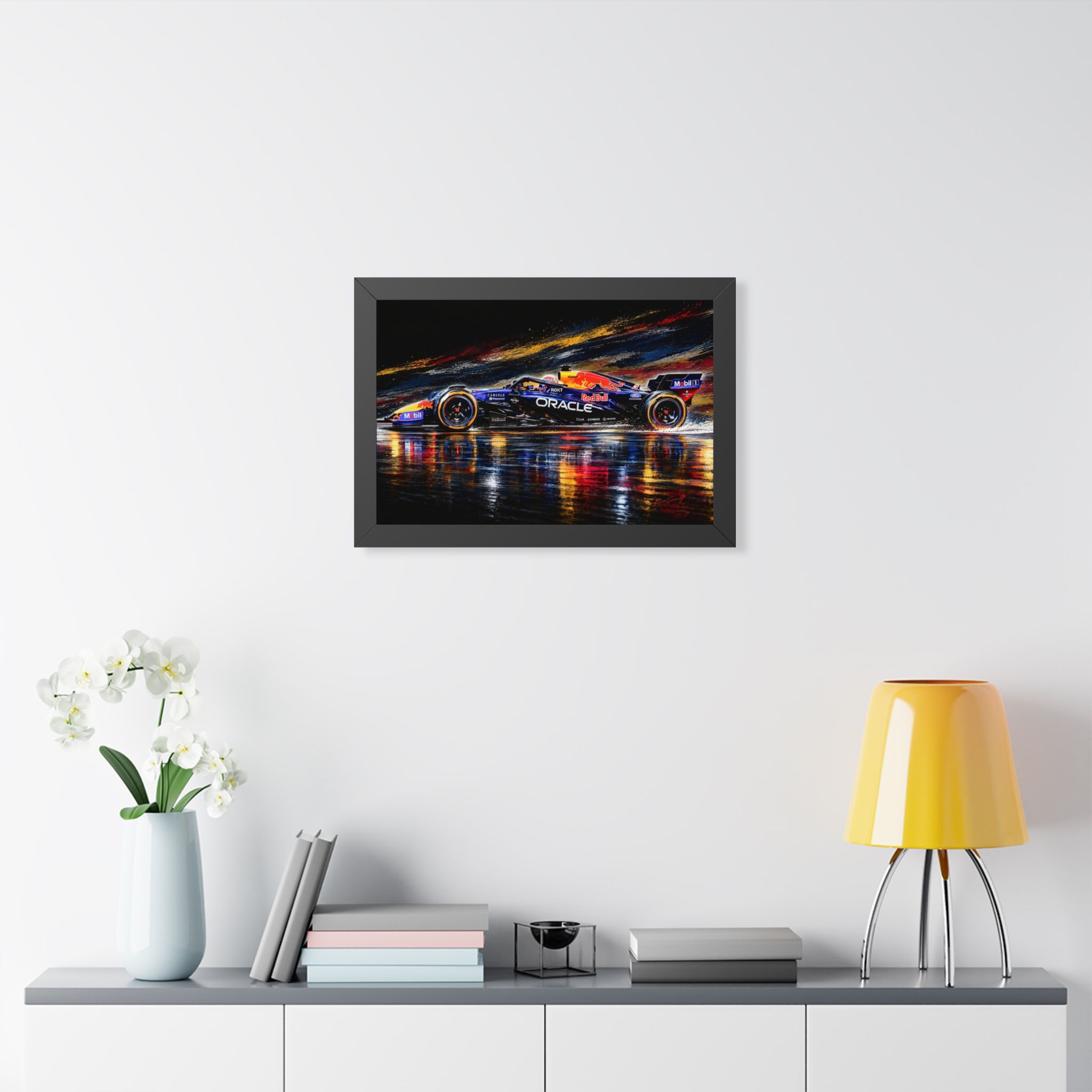 Max Verstappen Red Bull Formula 1 Racing Artwork | F1 Fine Hand Crafted Digital Art - Image 2