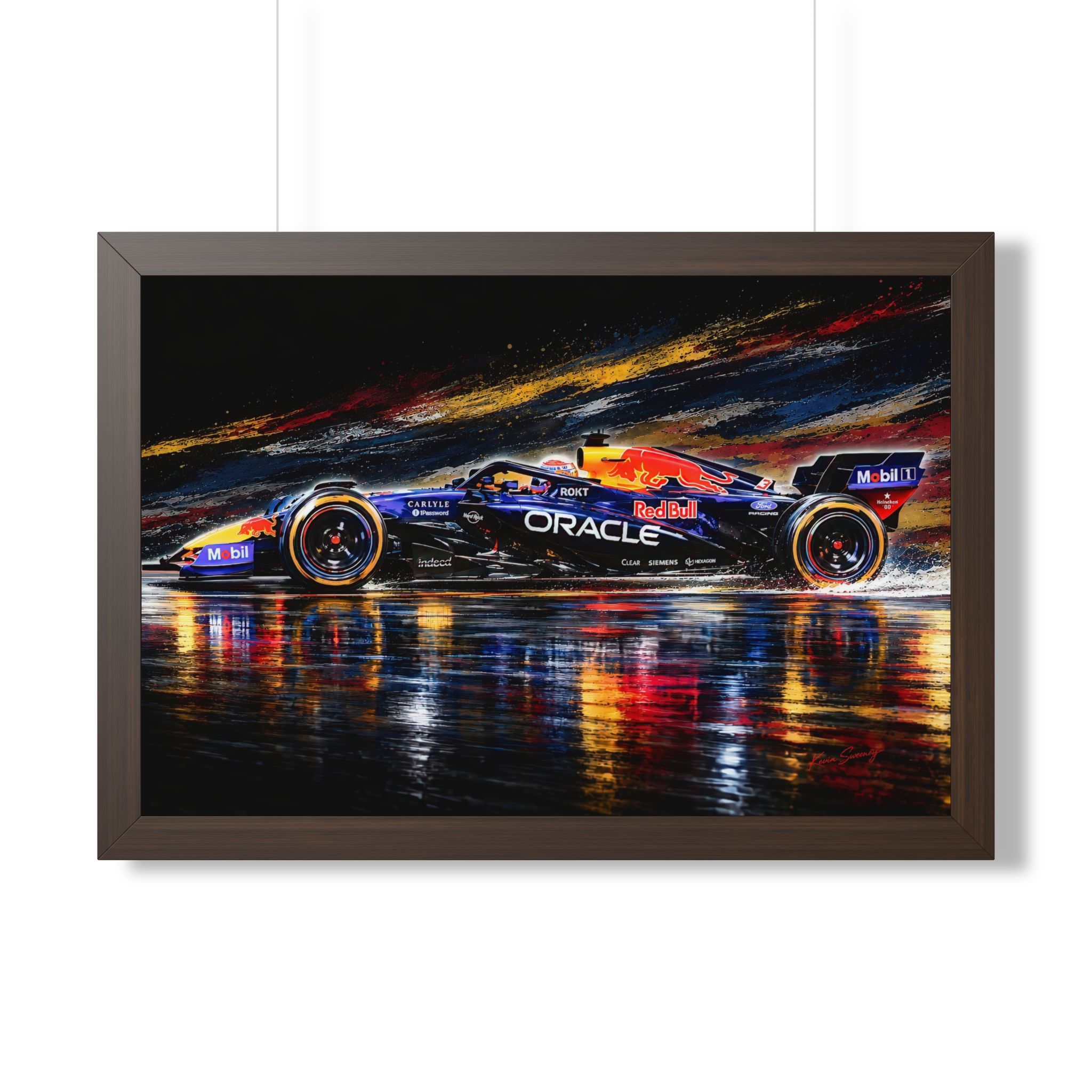 Max Verstappen Red Bull Formula 1 Racing Artwork | F1 Fine Hand Crafted Digital Art - Image 10